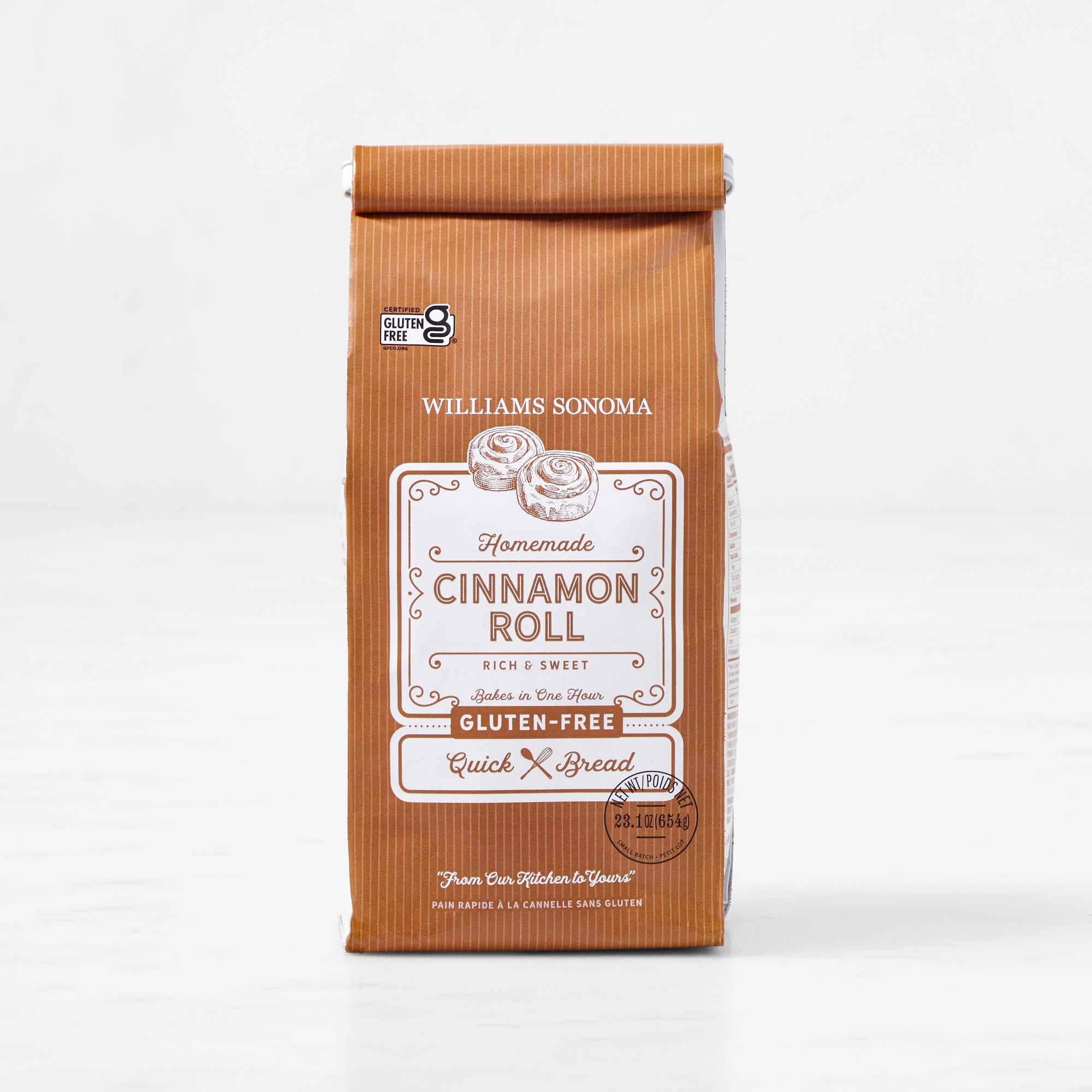 Williams Sonoma Gluten-Free Quick Bread Mix, Cinnamon Roll