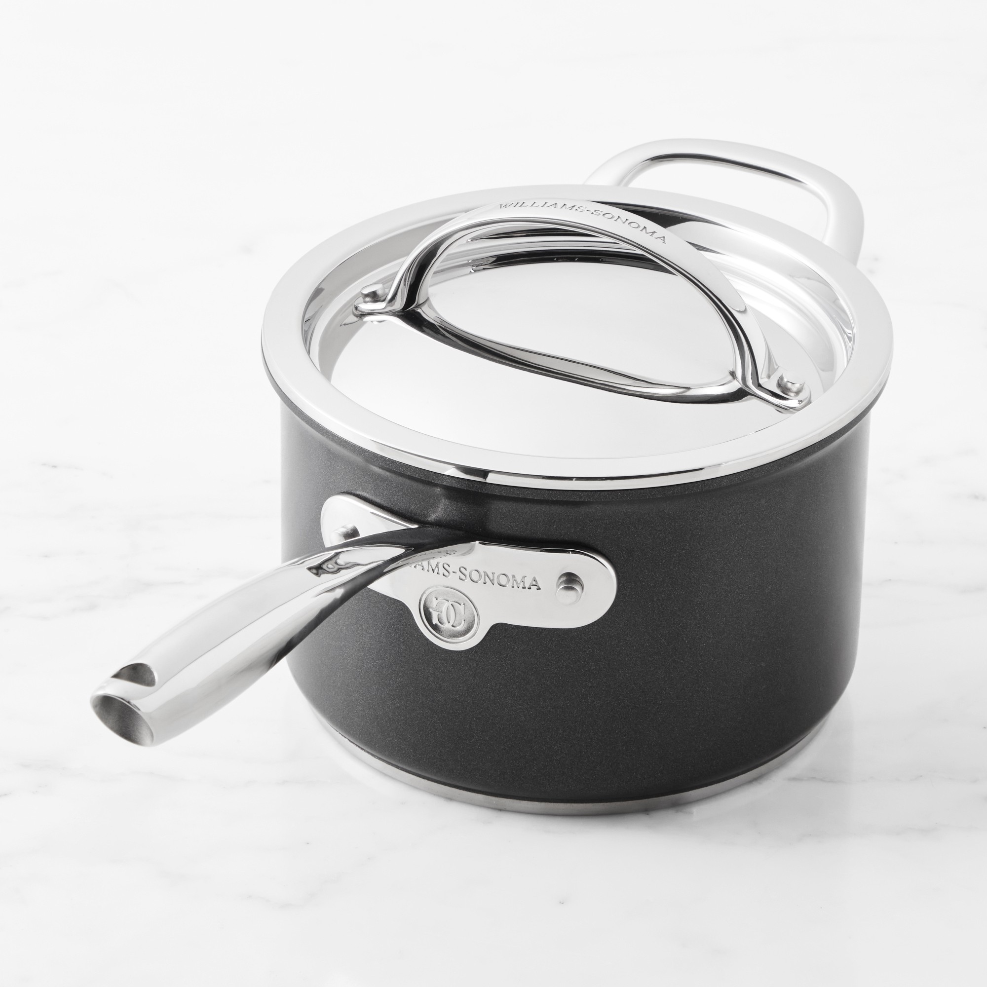 Williams Sonoma Signature Thermo-Clad™ Nonstick Covered Saucepan