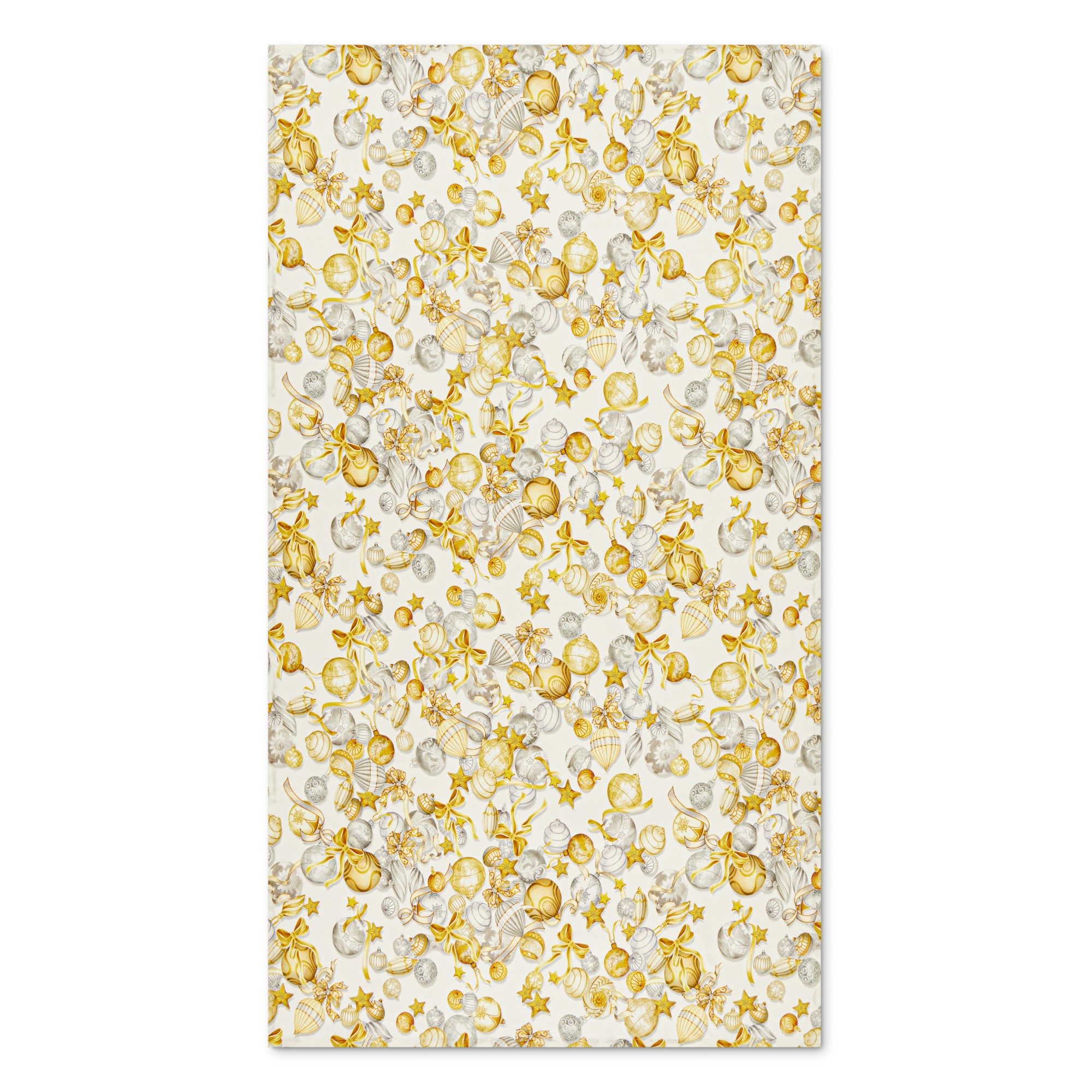 Gold Ornament Tablecloth