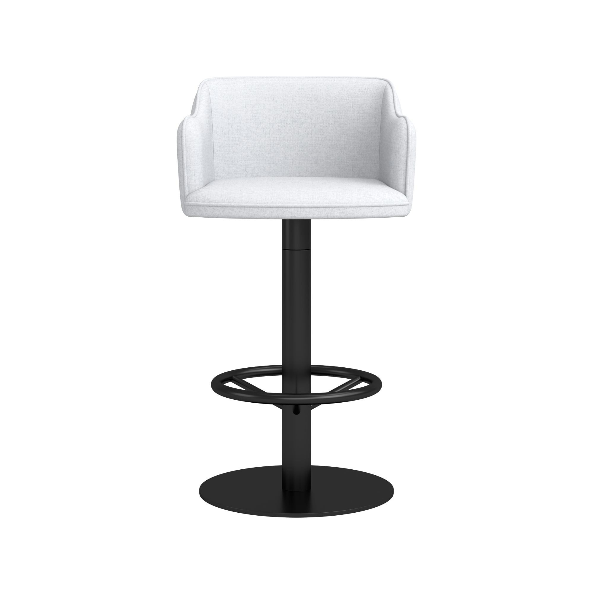 Harding Upholstered Pedestal Counter  & Bar Stool