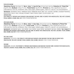 Williams Sonoma Pizza Seasoning Mini Rub Set