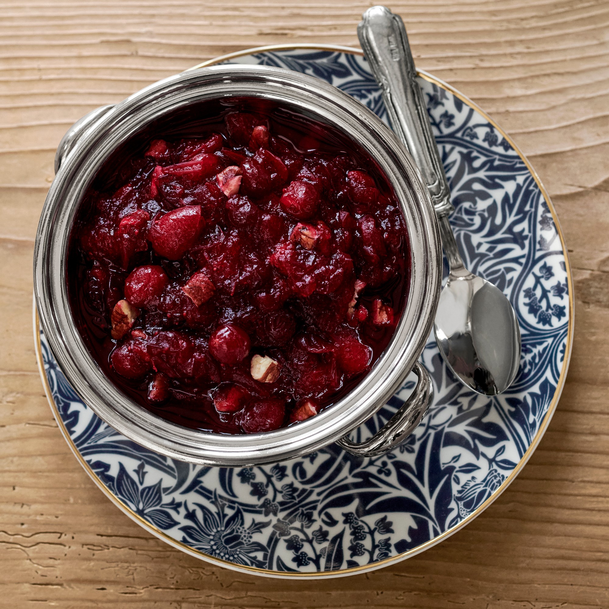 Heirloom Silver Footed Condiment Bowl
