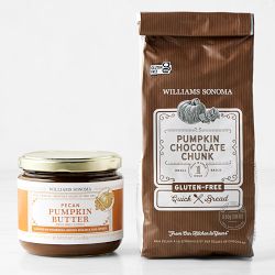 Williams Sonoma Gluten Free Pumpkin Chocolate Chunk Quick Bread & Spiced Pumpkin Butter