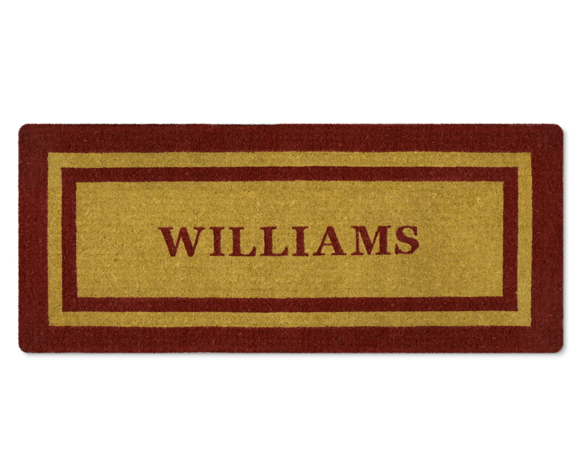 Personalized Double Border Doormat