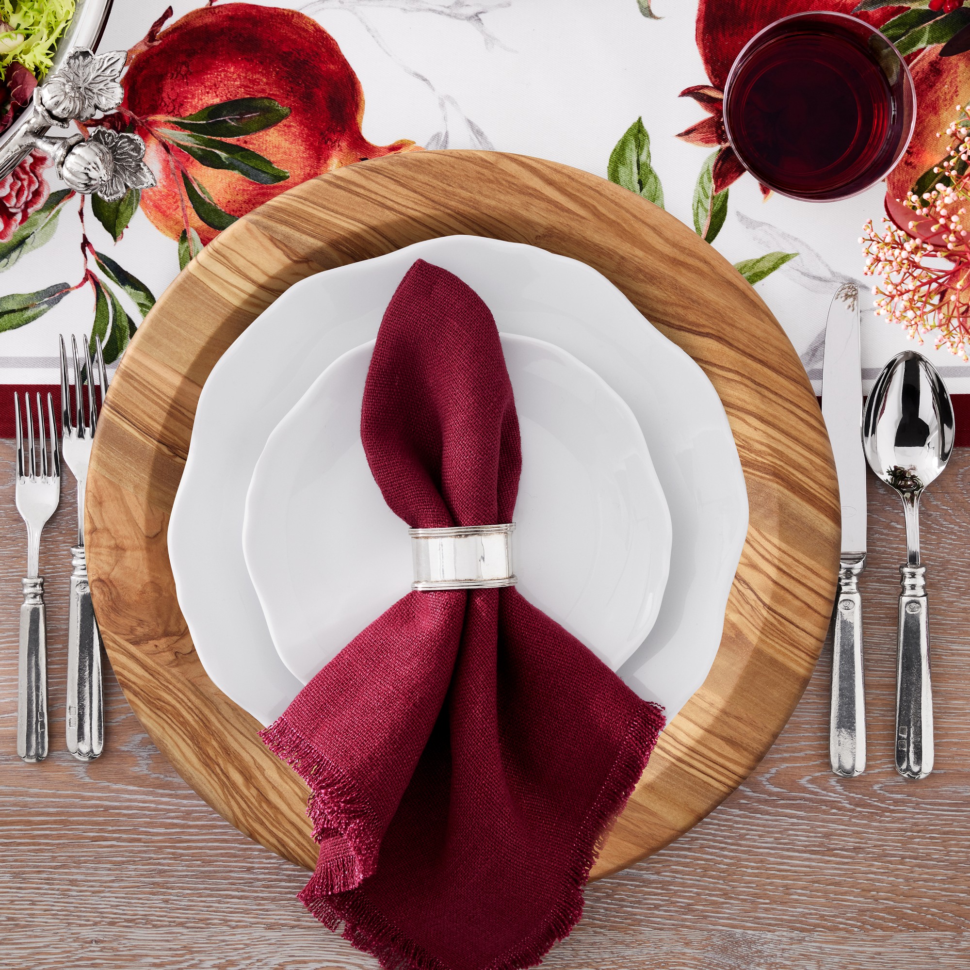 Fringed Napkins, Set of 4