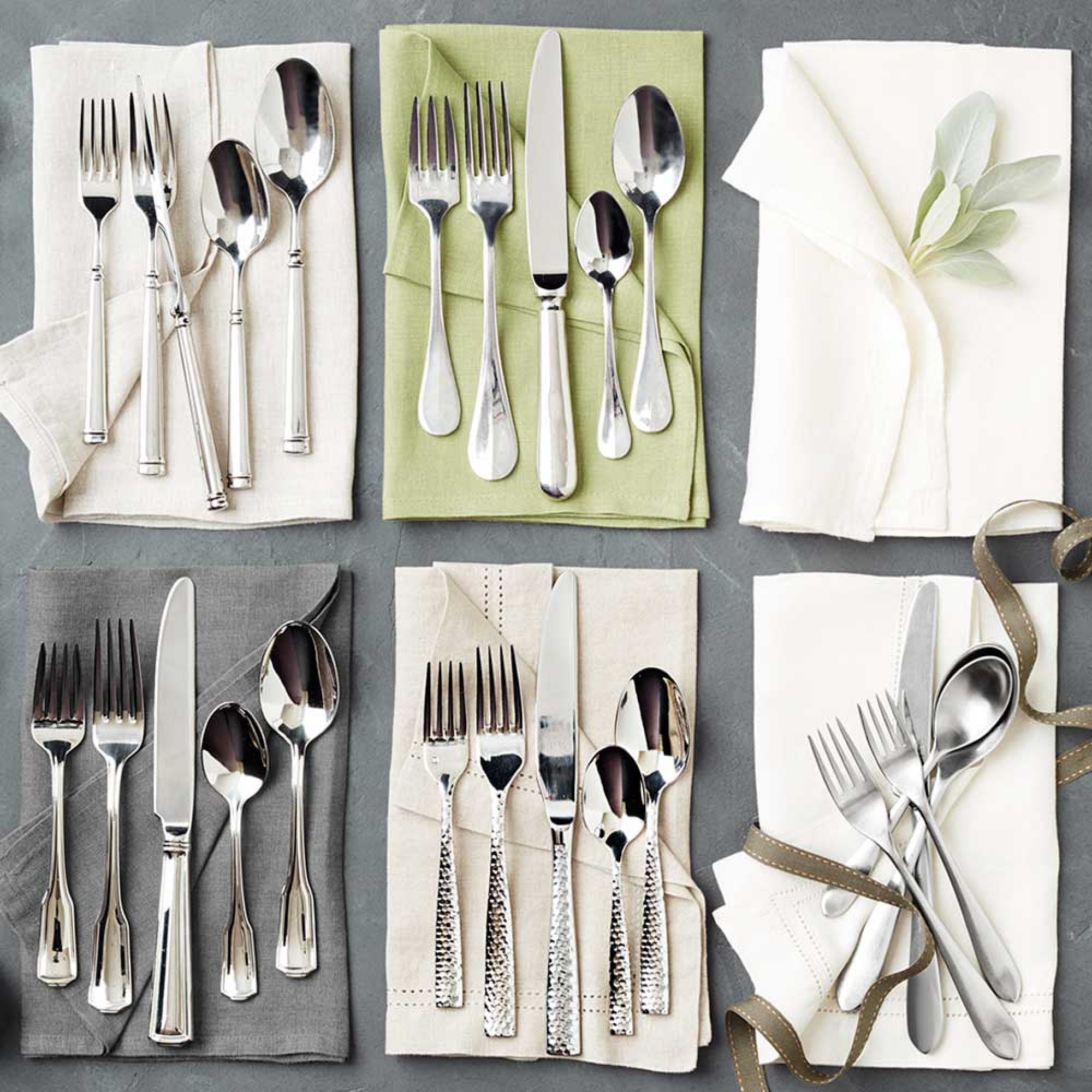 Fortessa Lucca Faceted Flatware Sets