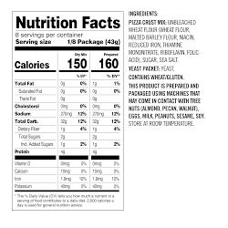 Williams Sonoma Pizza Crust Mix