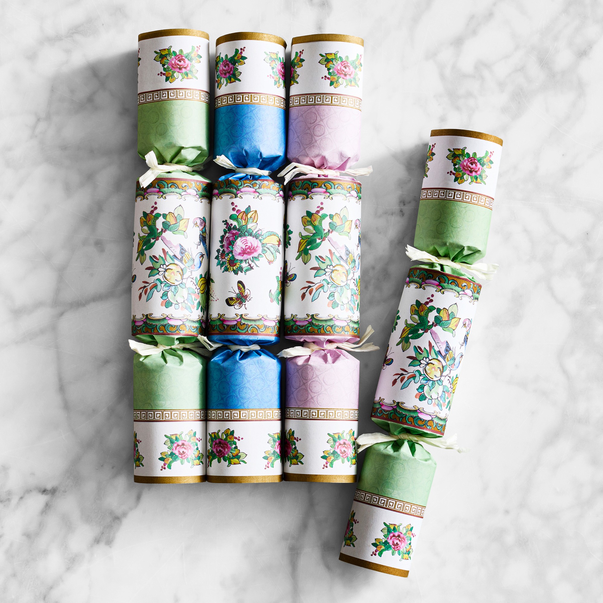 Famille Rose Crackers, Set of 12