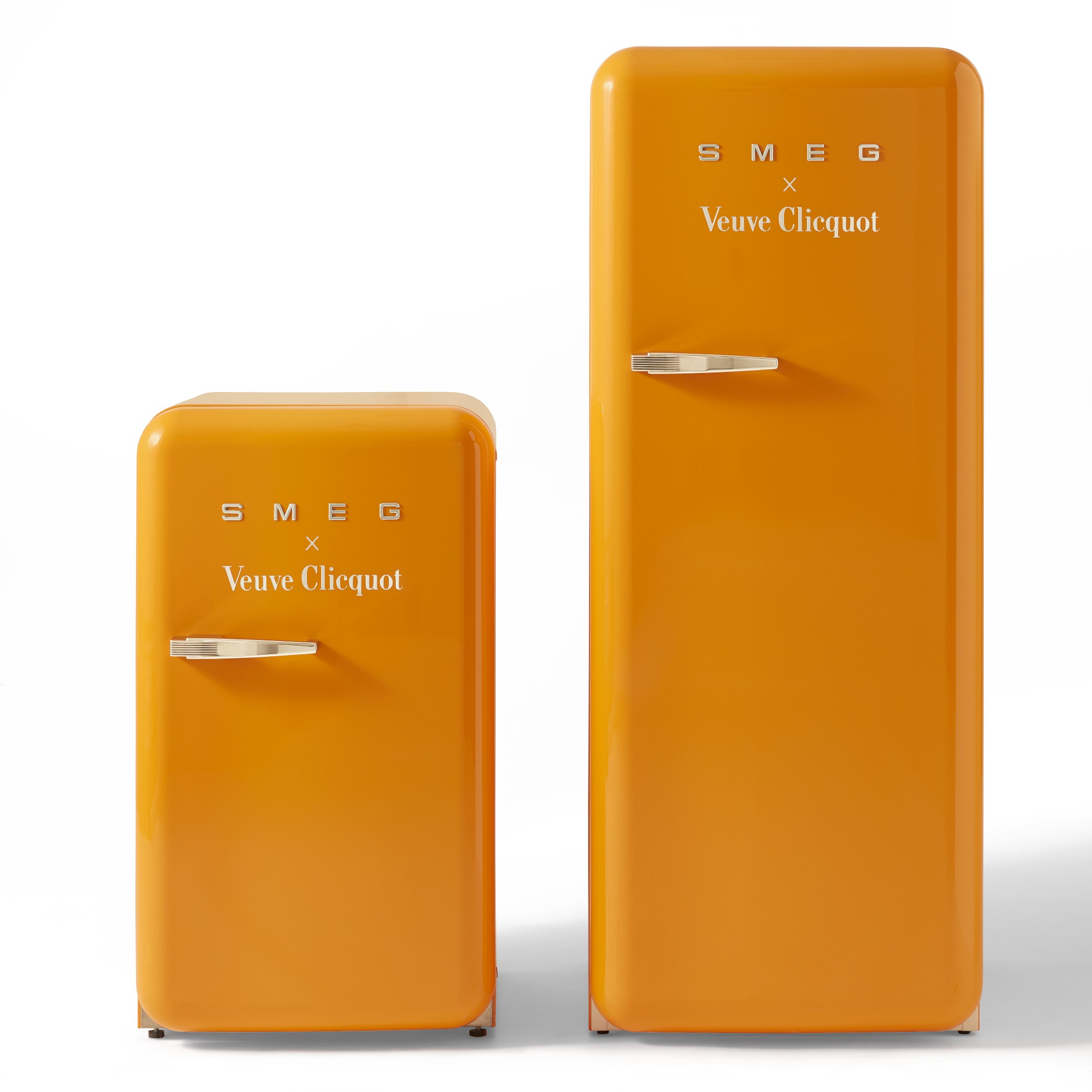 SMEG 50's Style Retro FAB 28 Veuve Clicquot Refrigerator, Special Edition