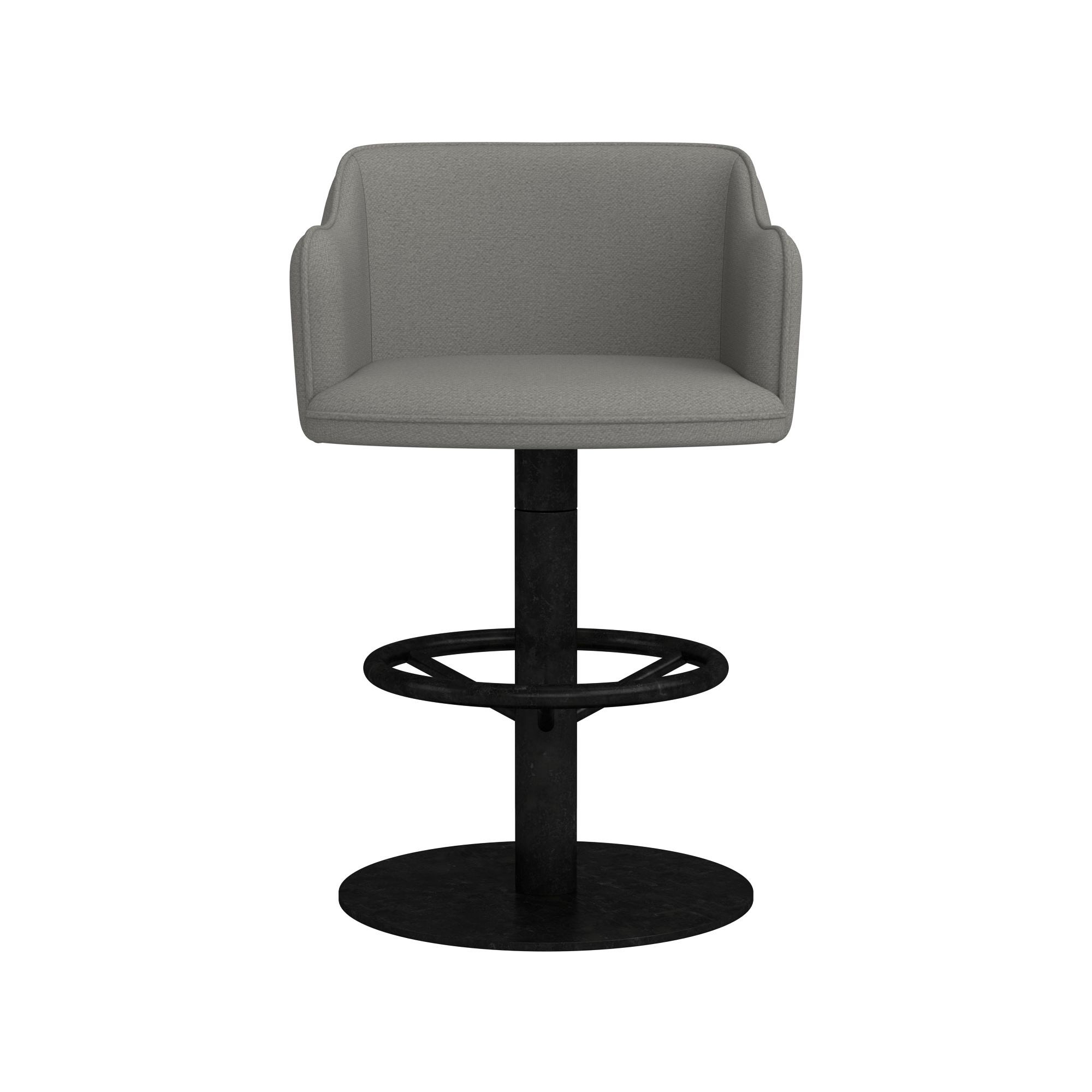 Harding Upholstered Pedestal Counter  & Bar Stool