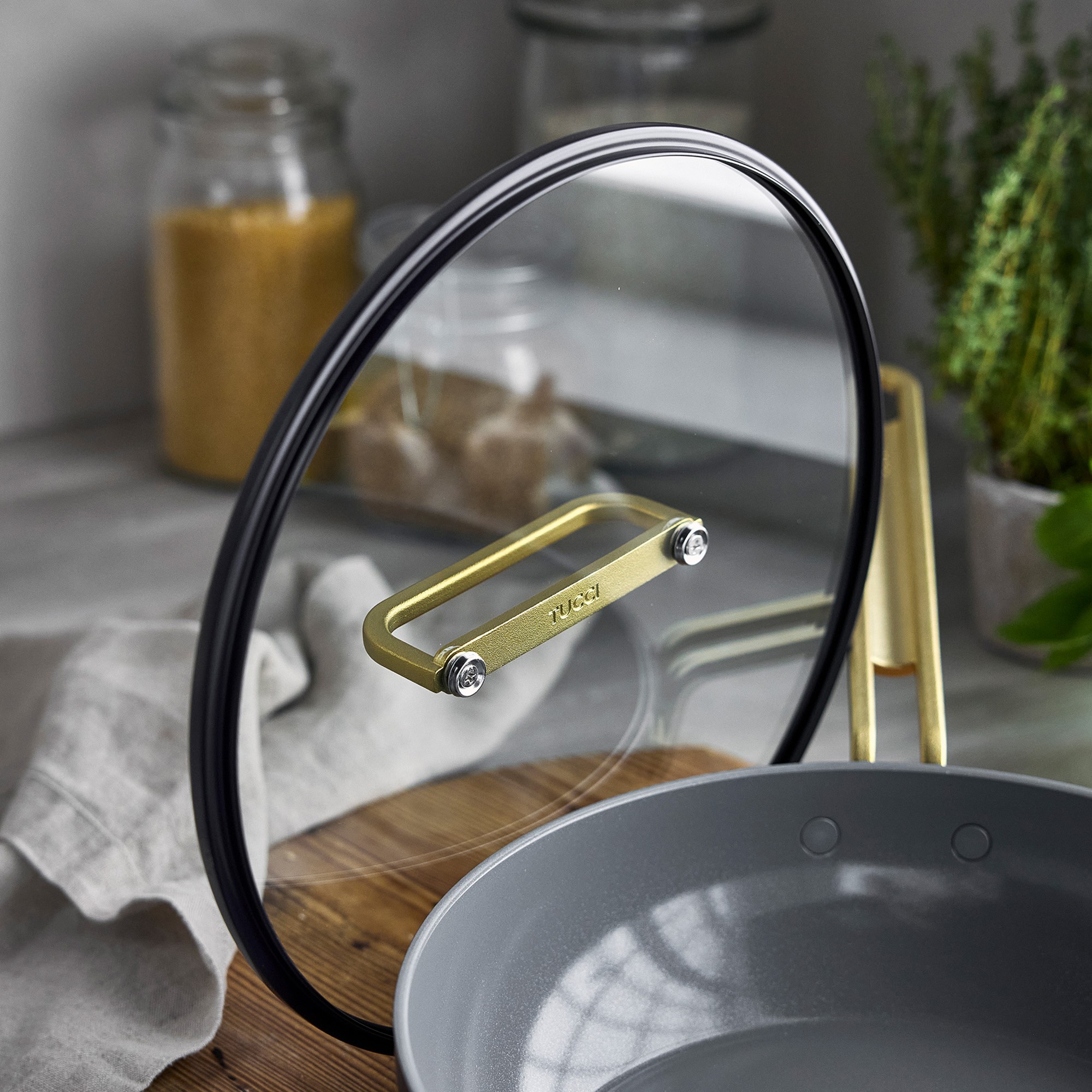 GreenPan™ Stanley Tucci™ Ceramic Nonstick Junior Essential Stanley Pan, 4 1/2-Qt.