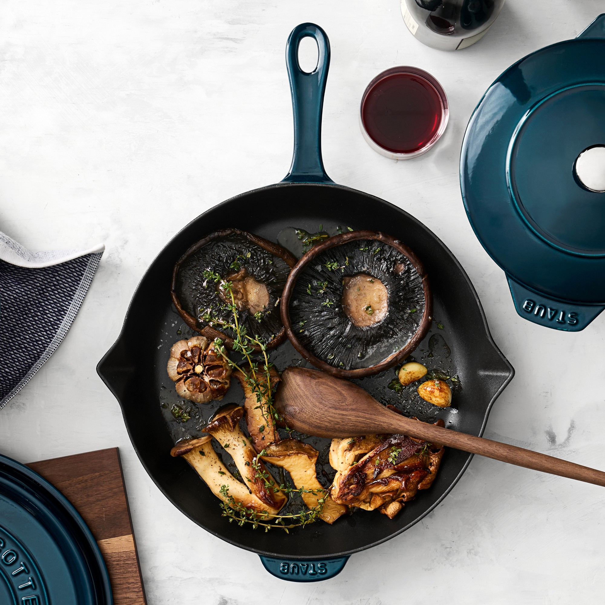 Staub Enameled Cast Iron Fry Pan