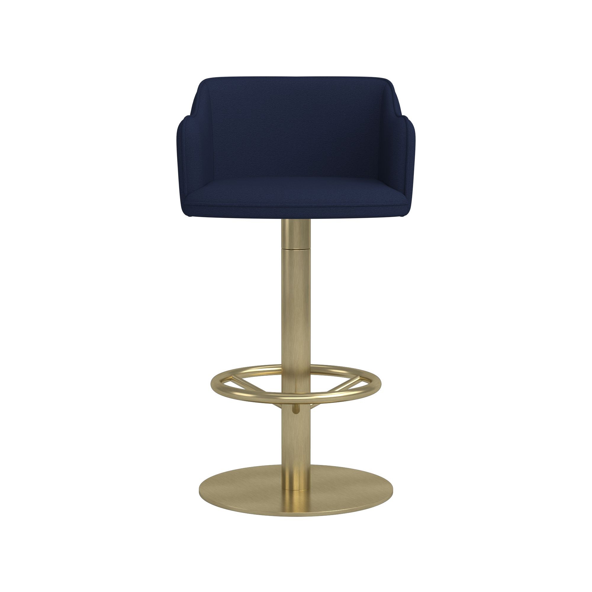 Harding Upholstered Pedestal Counter  & Bar Stool