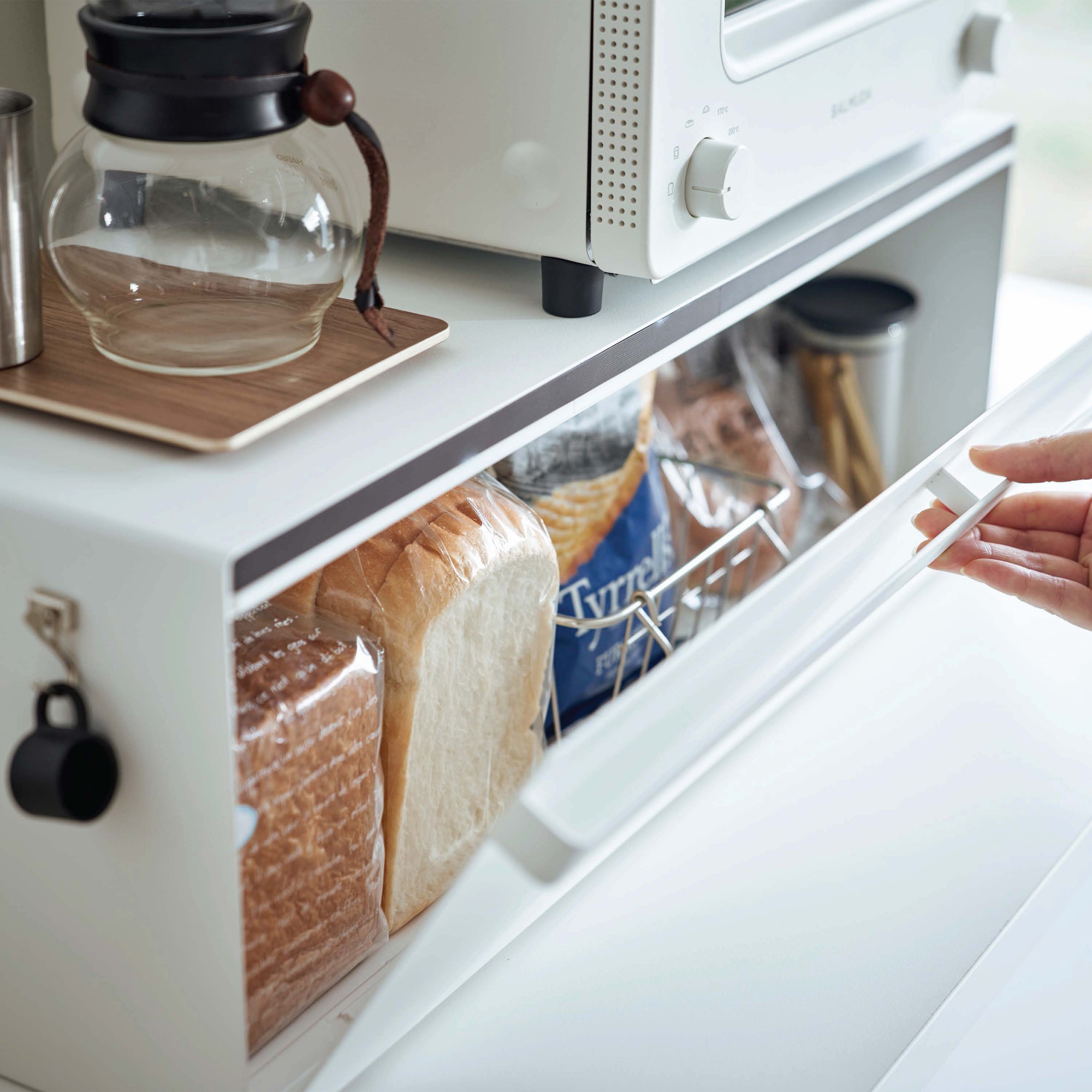 Yamazaki Home Tower Wide Bread Box