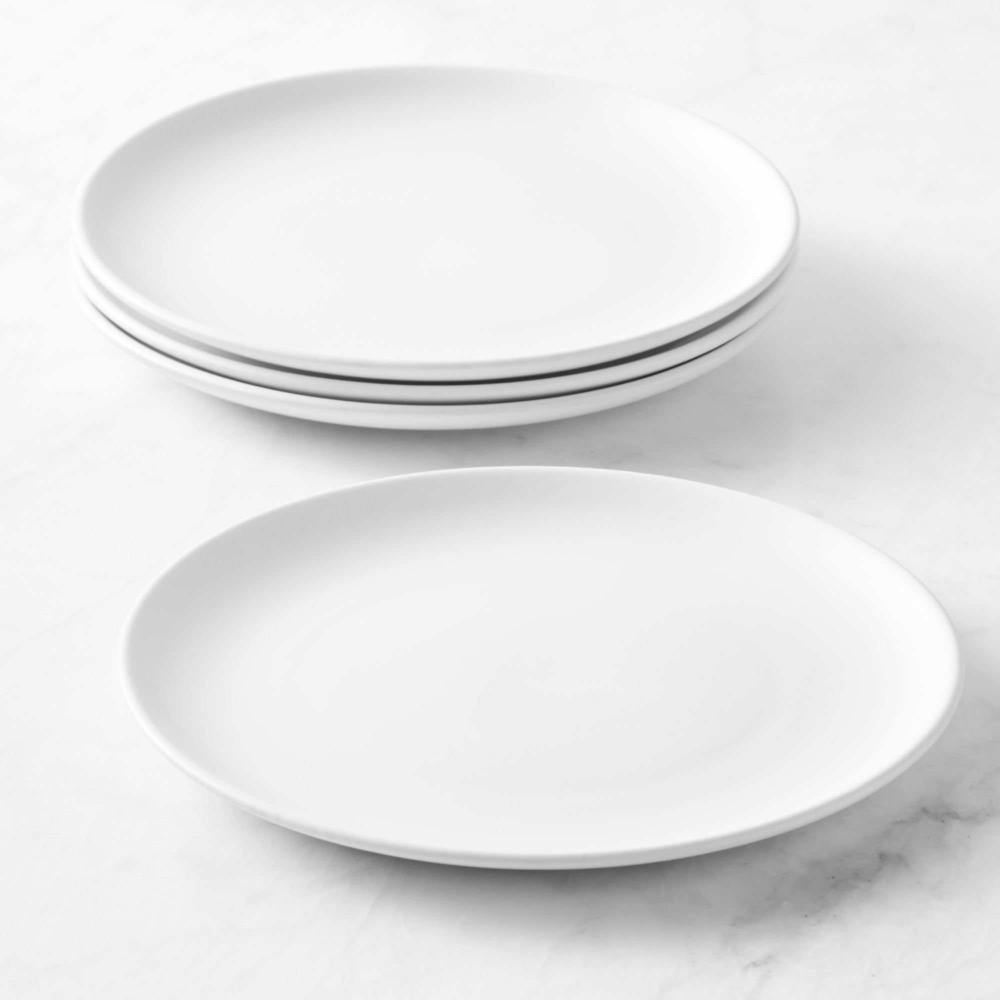 Open Kitchen by Williams Sonoma Matte Coupe Dinner Plates, Set of 4