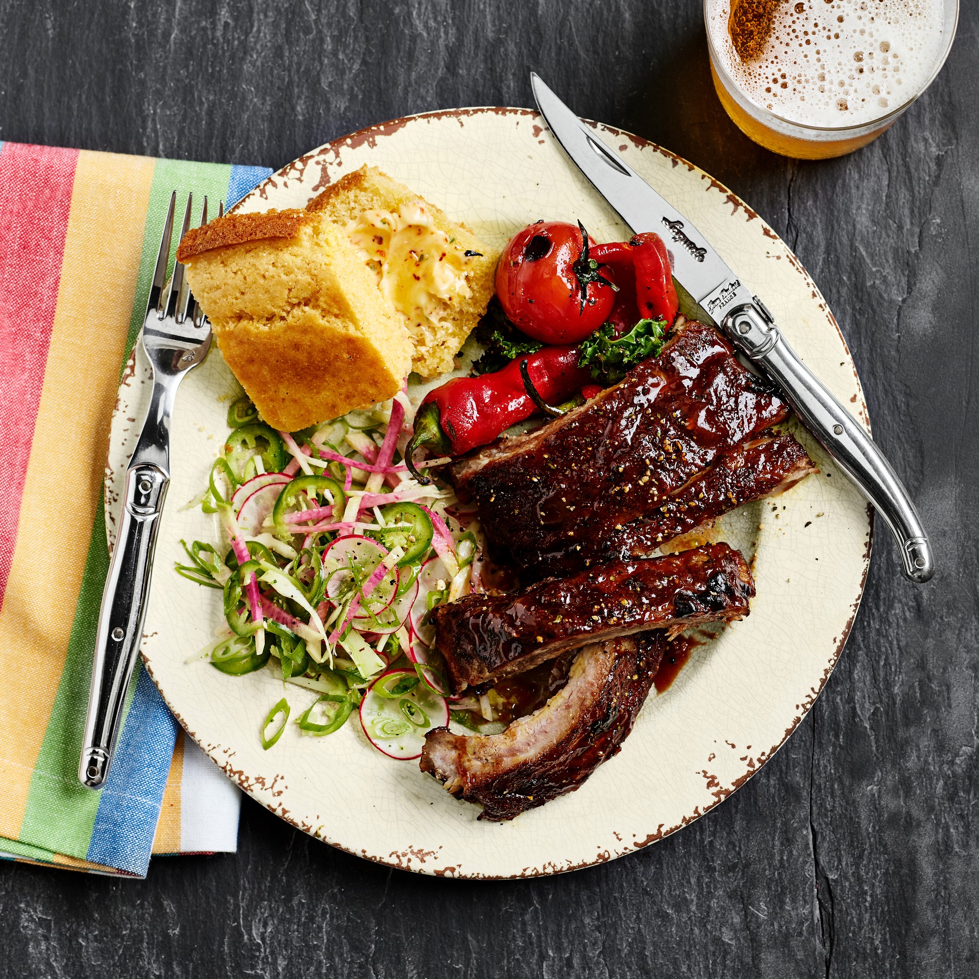 Rustic® Outdoor Melamine 12-Piece Dinnerware Set