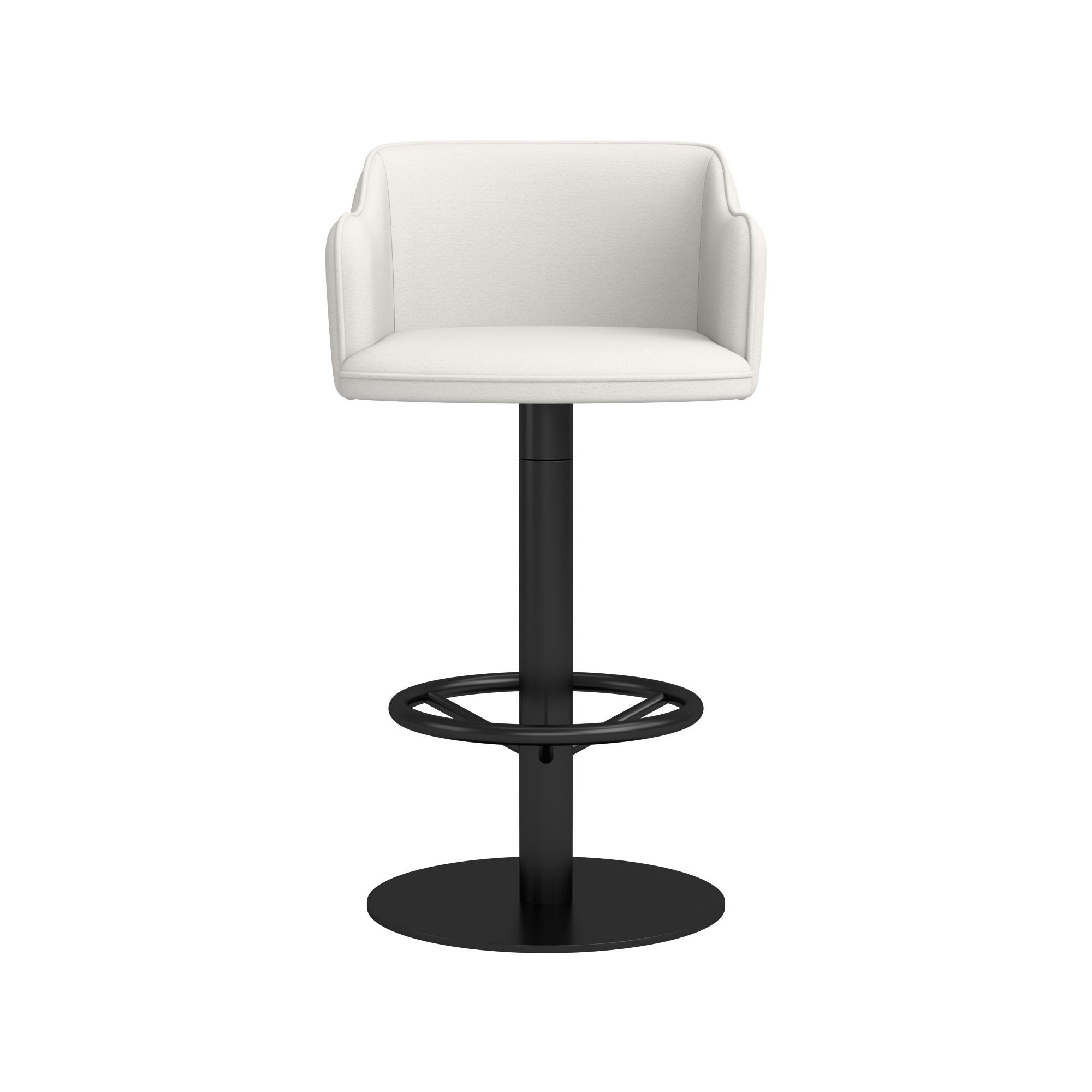 Harding Upholstered Pedestal Counter  & Bar Stool