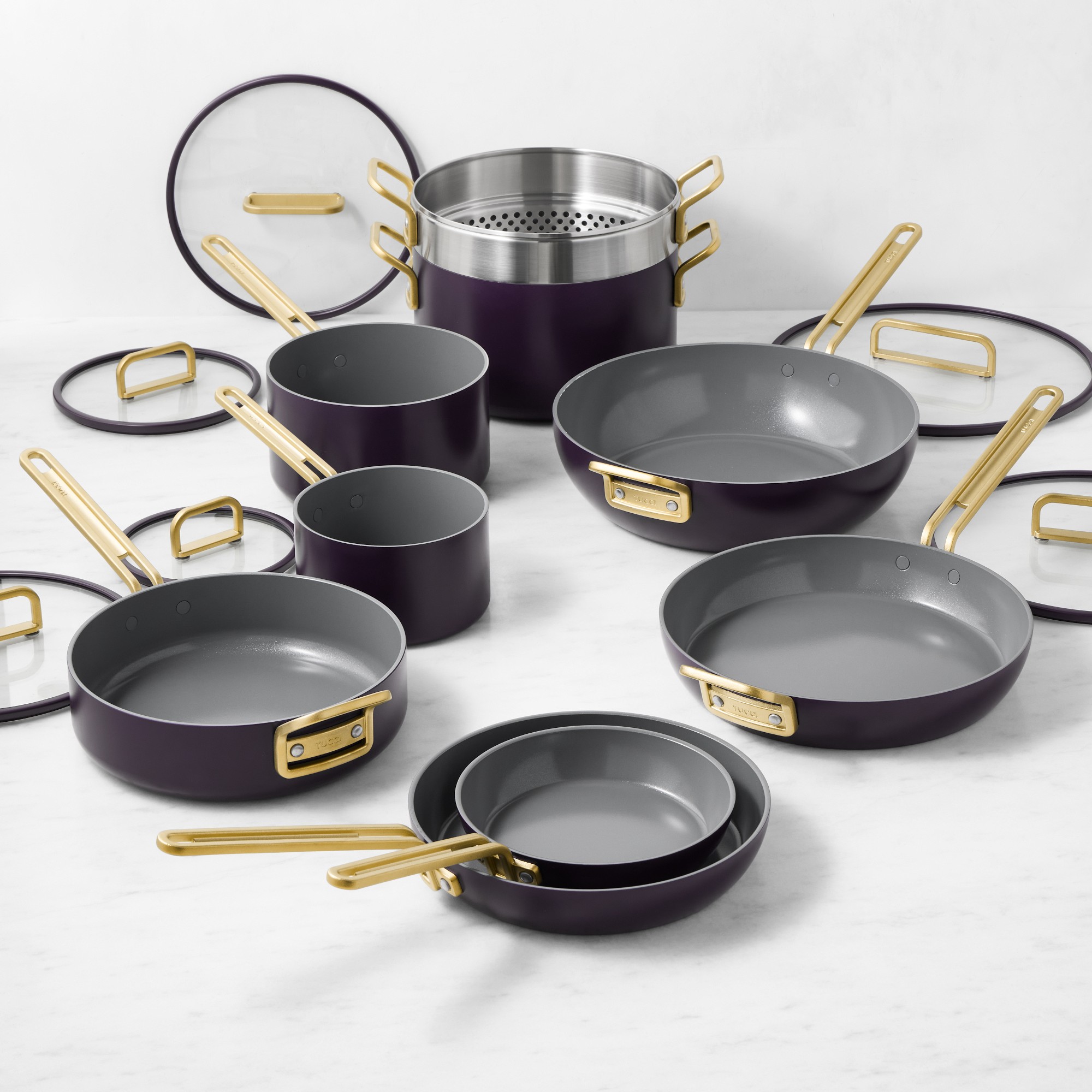 GreenPan™ Stanley Tucci™ Ceramic Nonstick 15-Piece Cookware Set
