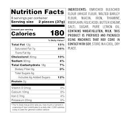 Williams Sonoma Signature Tin, Lemon Shortbread