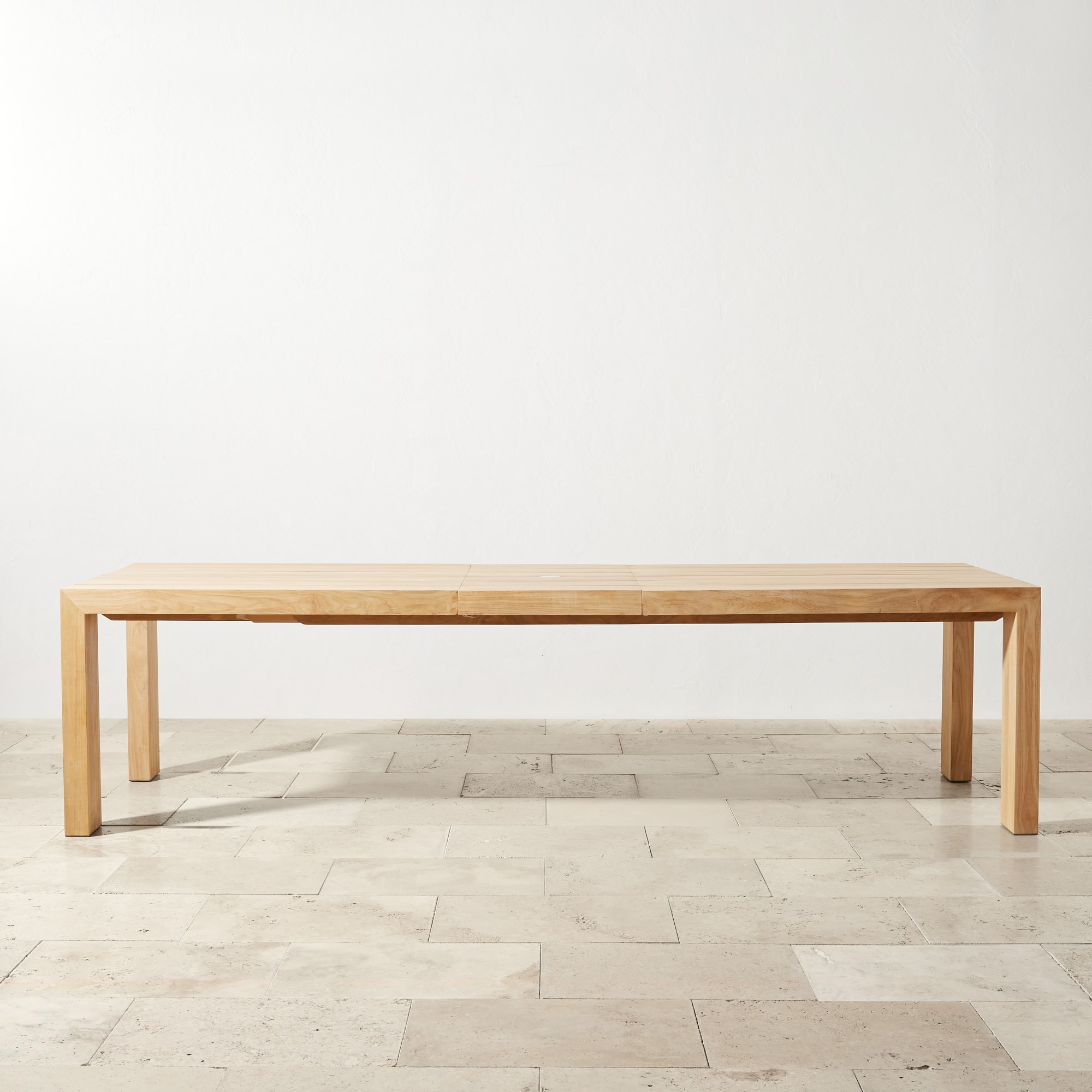 Larnaca Outdoor Teak Extendable Dining Table (72