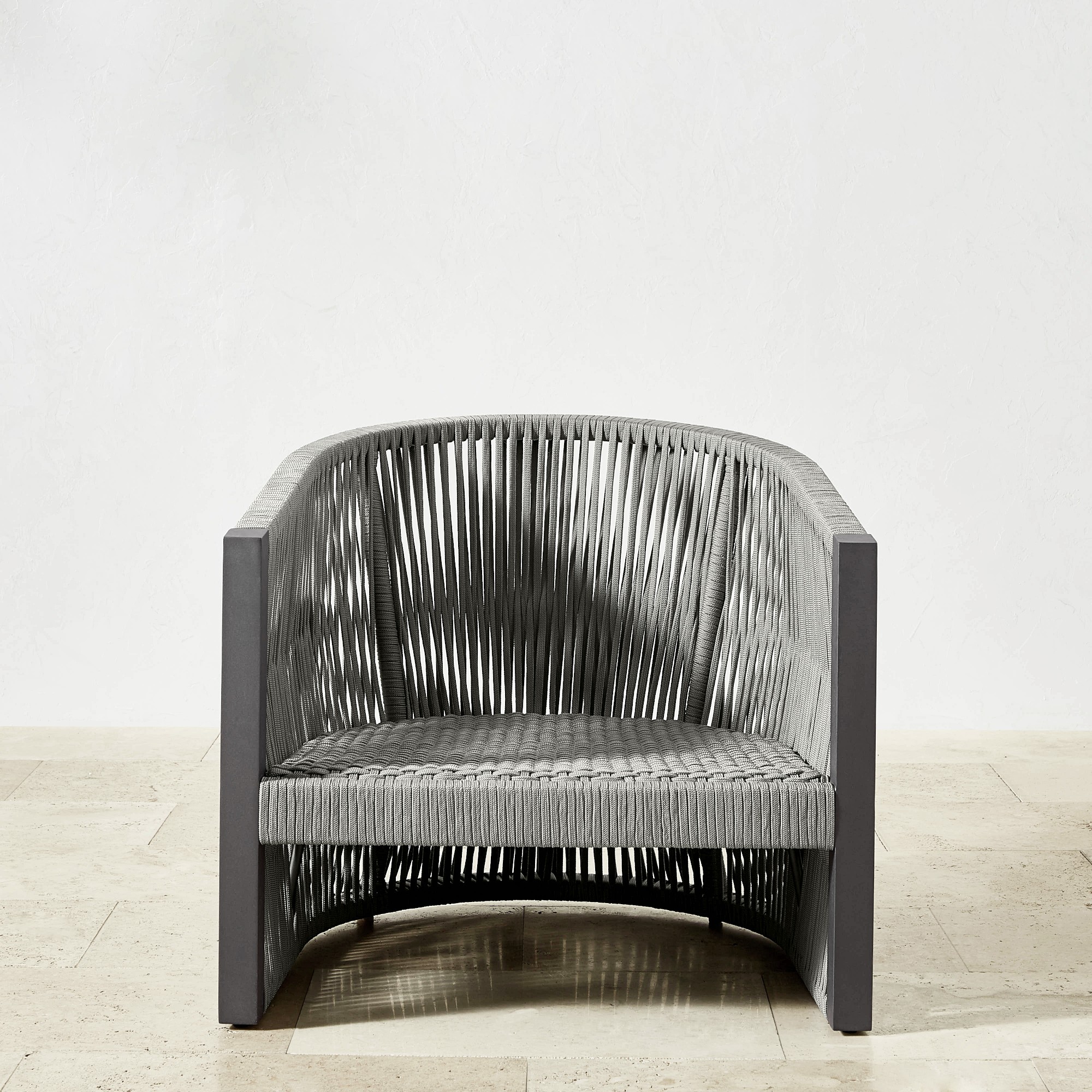 Pasadena Outdoor Metal Club Chair