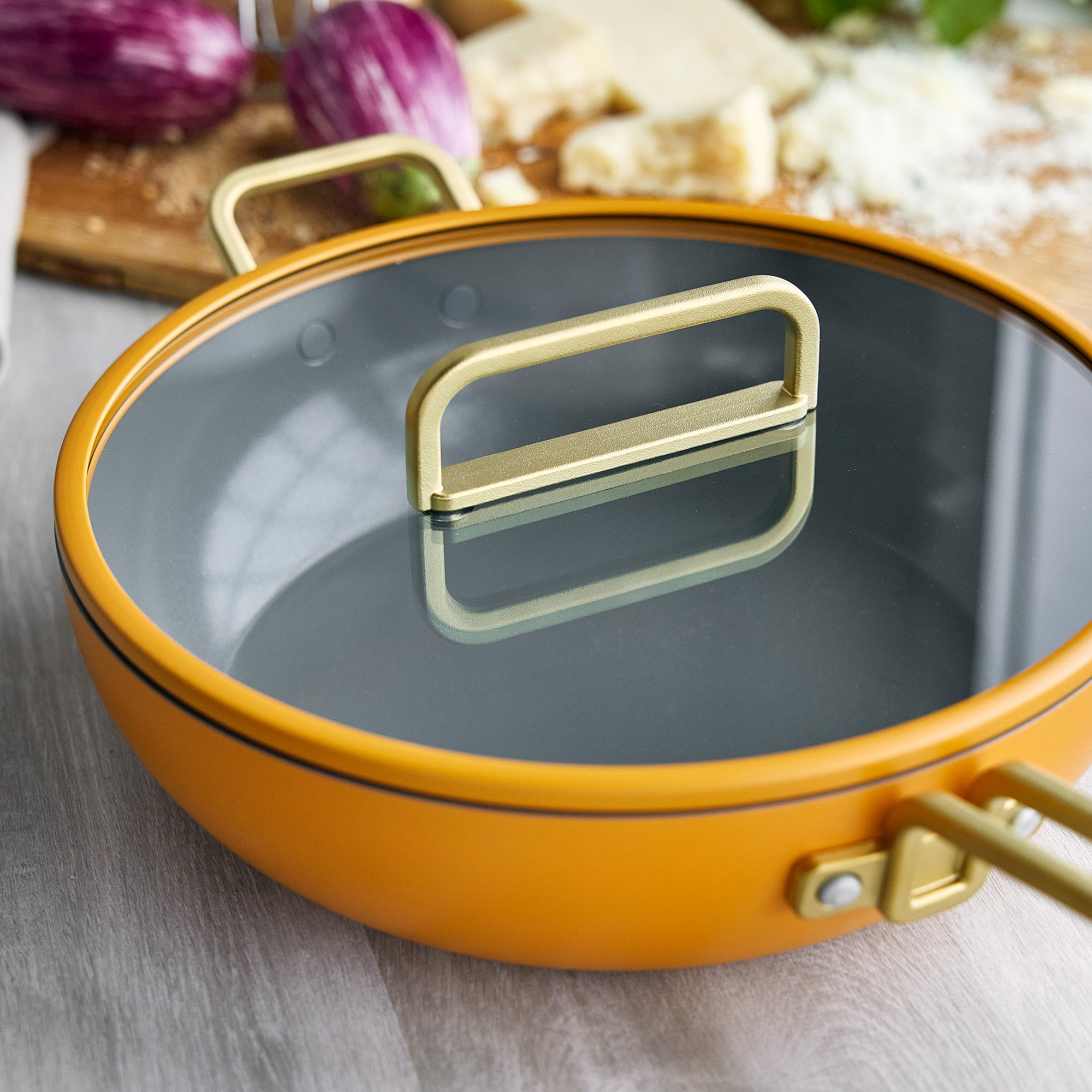 GreenPan™ Stanley Tucci™ Ceramic Nonstick Junior Essential Stanley Pan, 4 1/2-Qt.