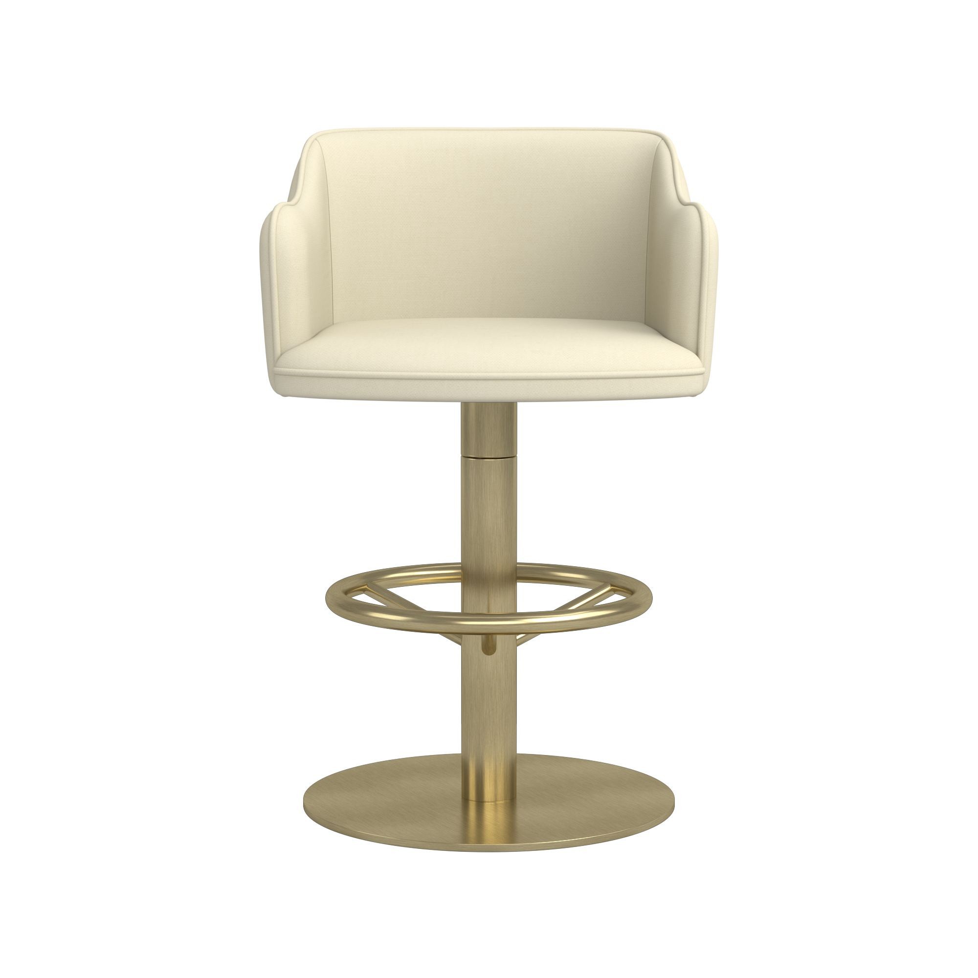 Harding Upholstered Pedestal Counter  & Bar Stool