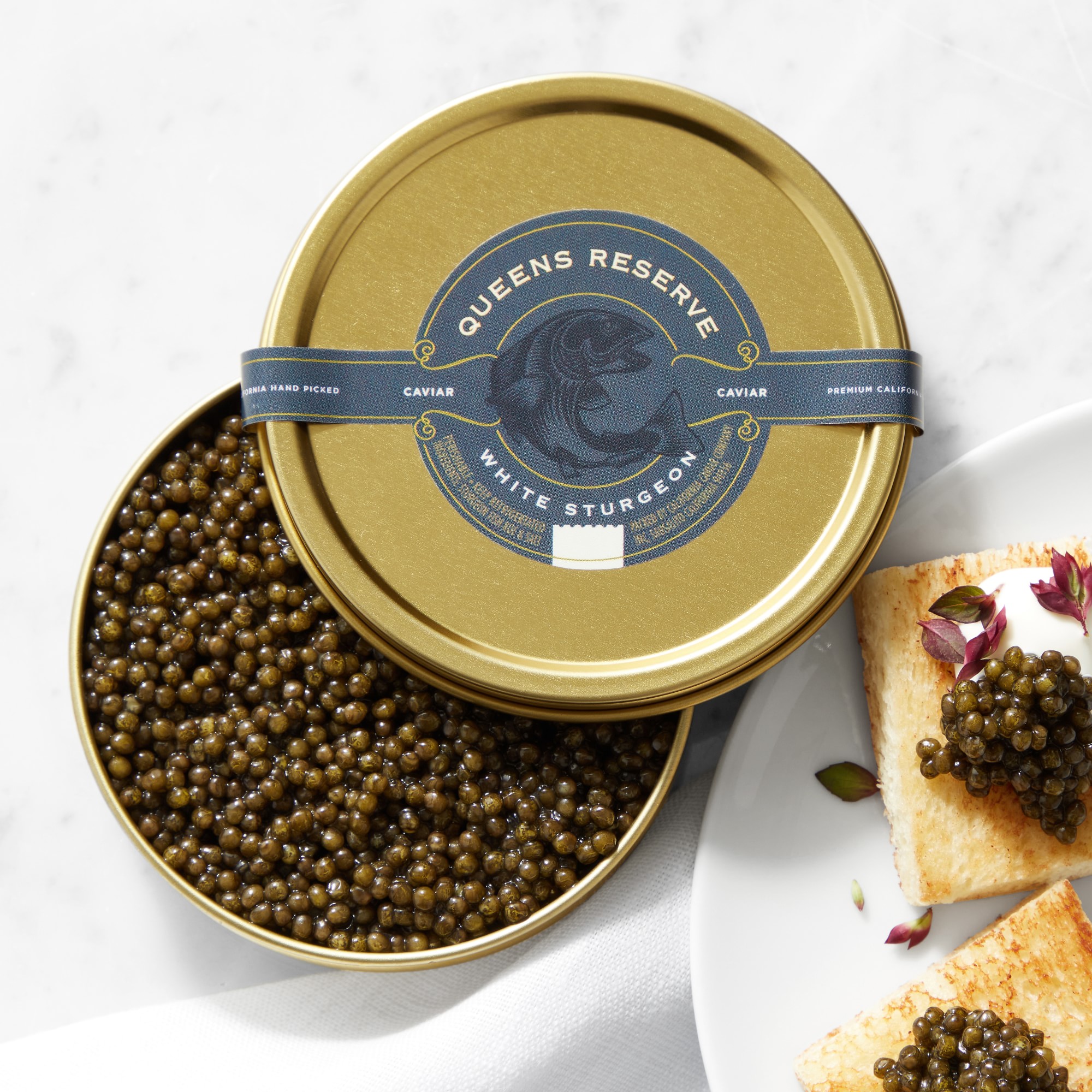 Williams Sonoma Queen Caviar Tin