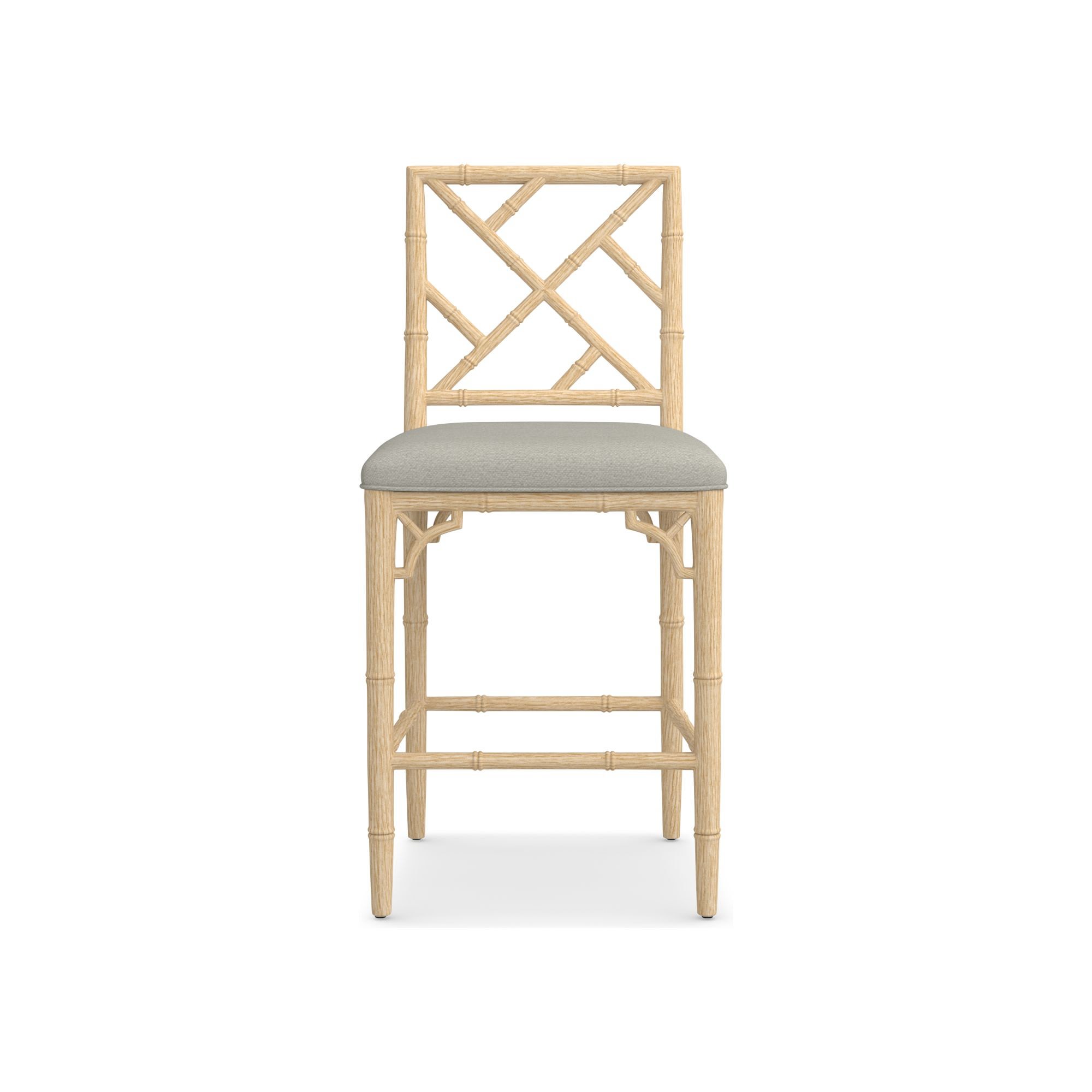 Chippendale Upholstered Bistro Counter Stool