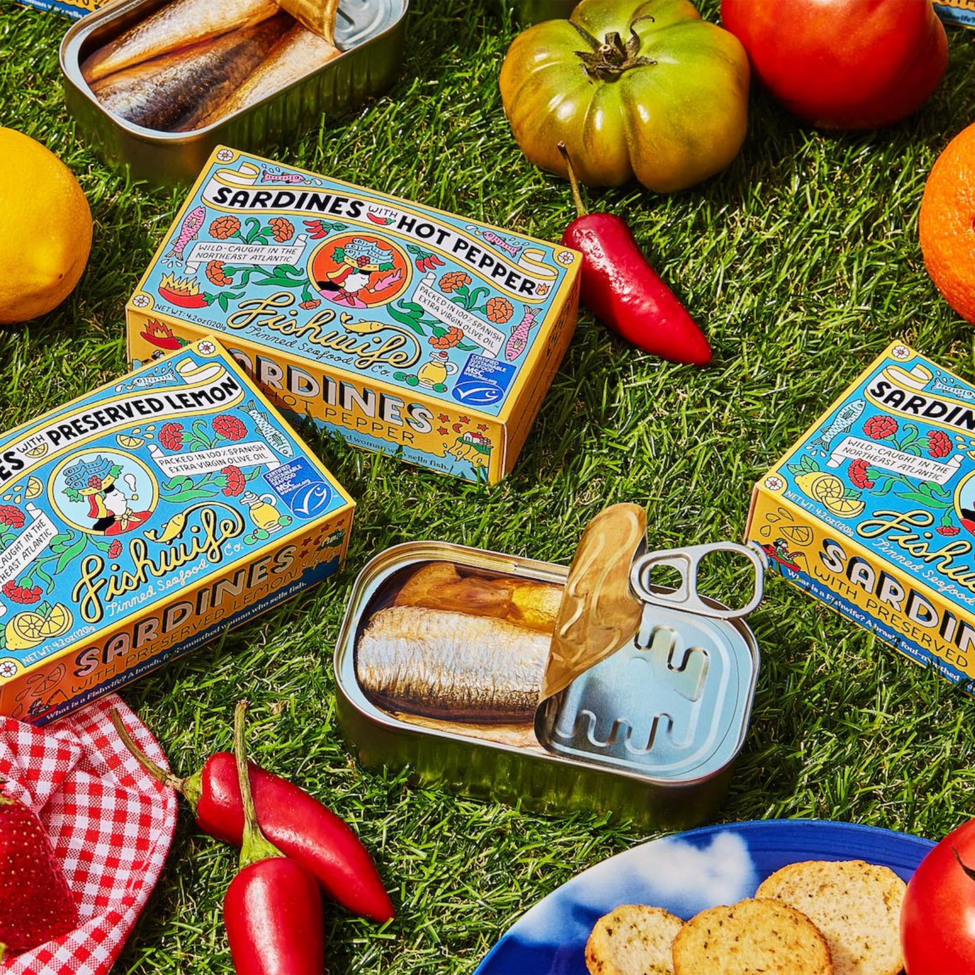 Fishwife Sardines in Hot Pepper