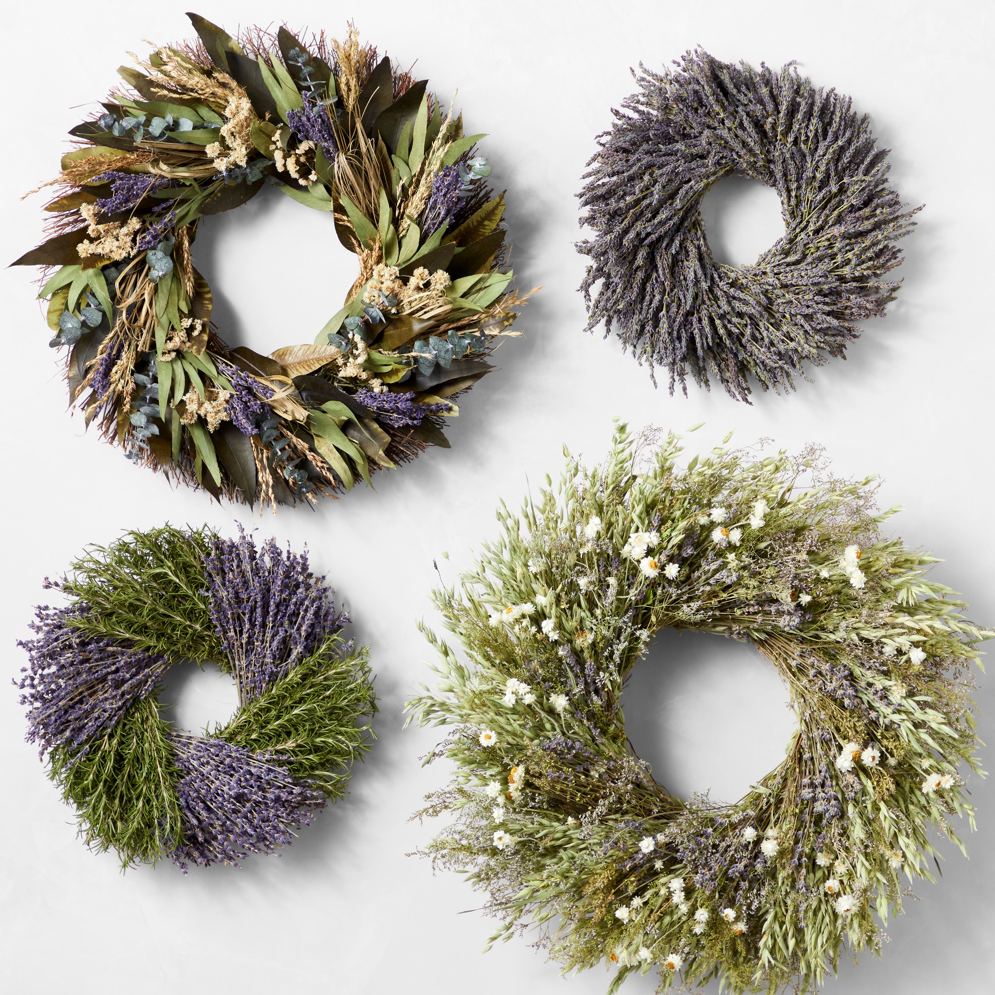 Lavender Live Wreath, 14