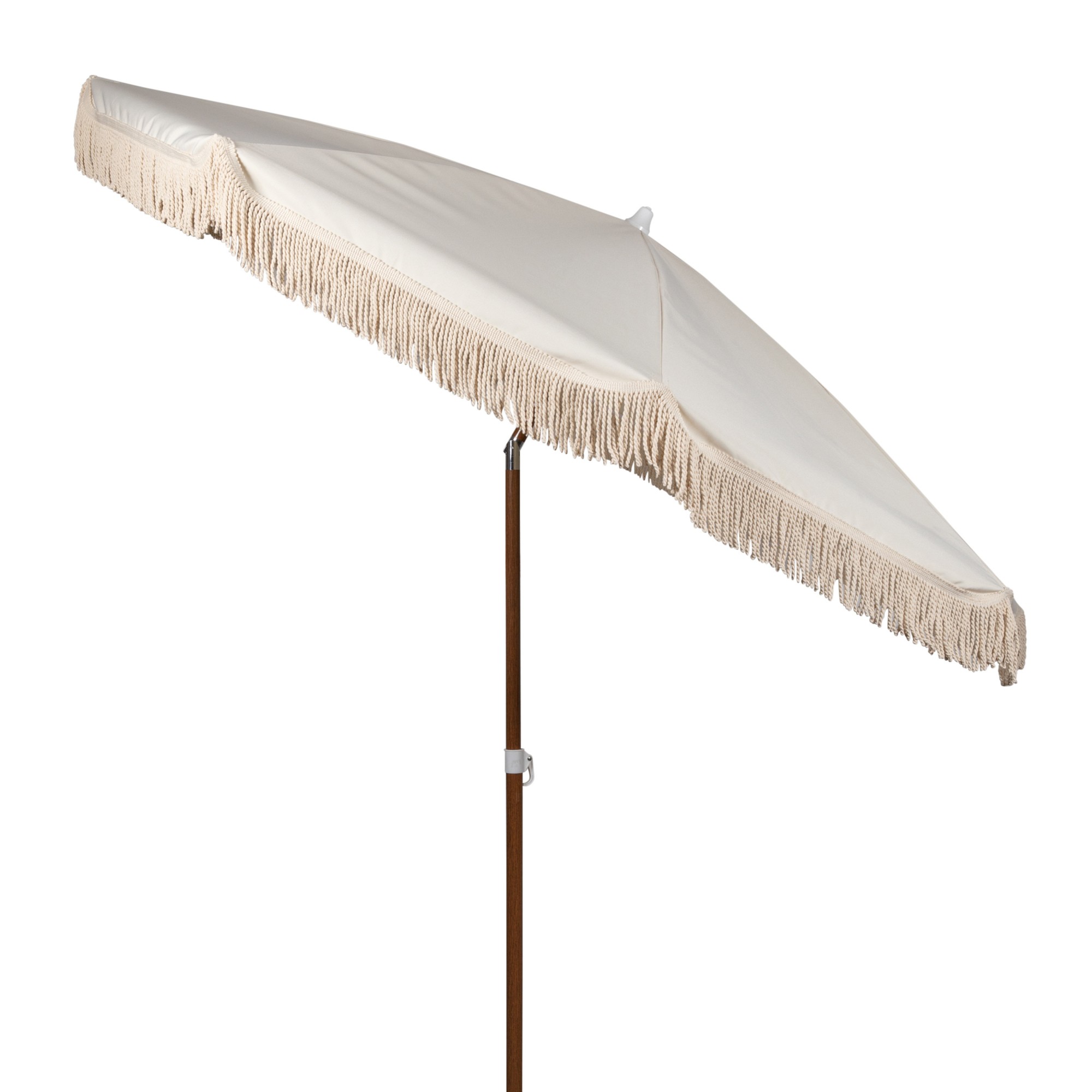6.5' Round Beach State Summerland Portable Umbrella, Driftwood