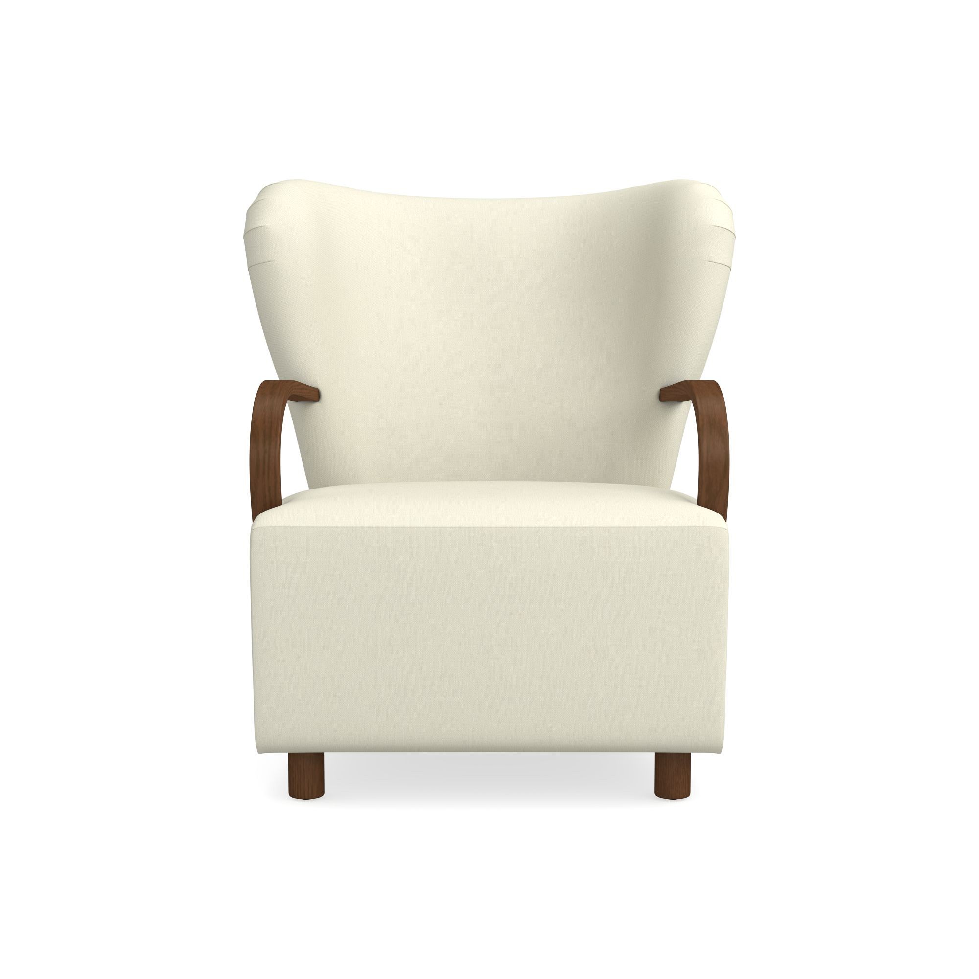Corban Bentwood Upholstered Occasional Chair