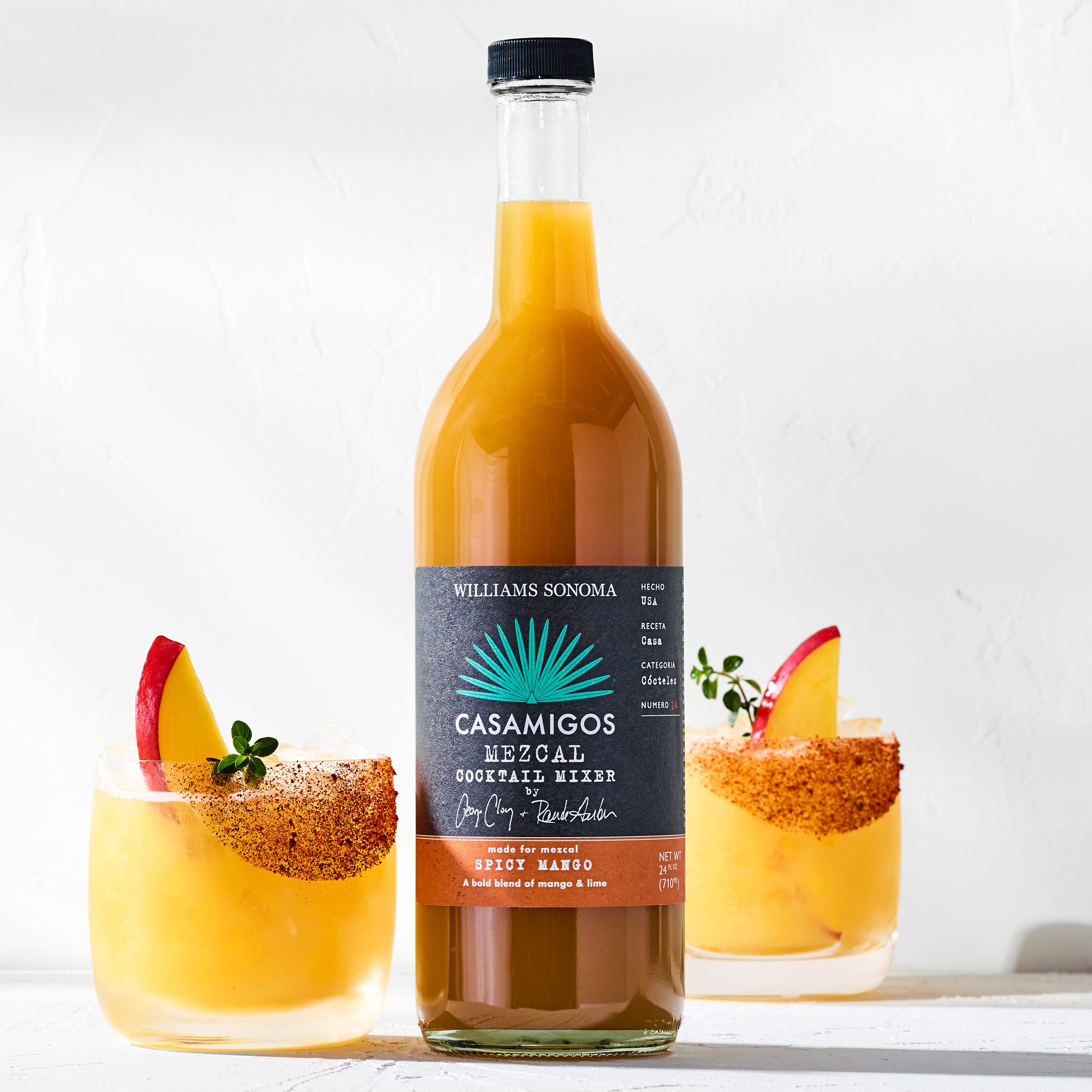 Casamigos x Williams Sonoma Mezcal Cocktail Mix, Spicy Mango