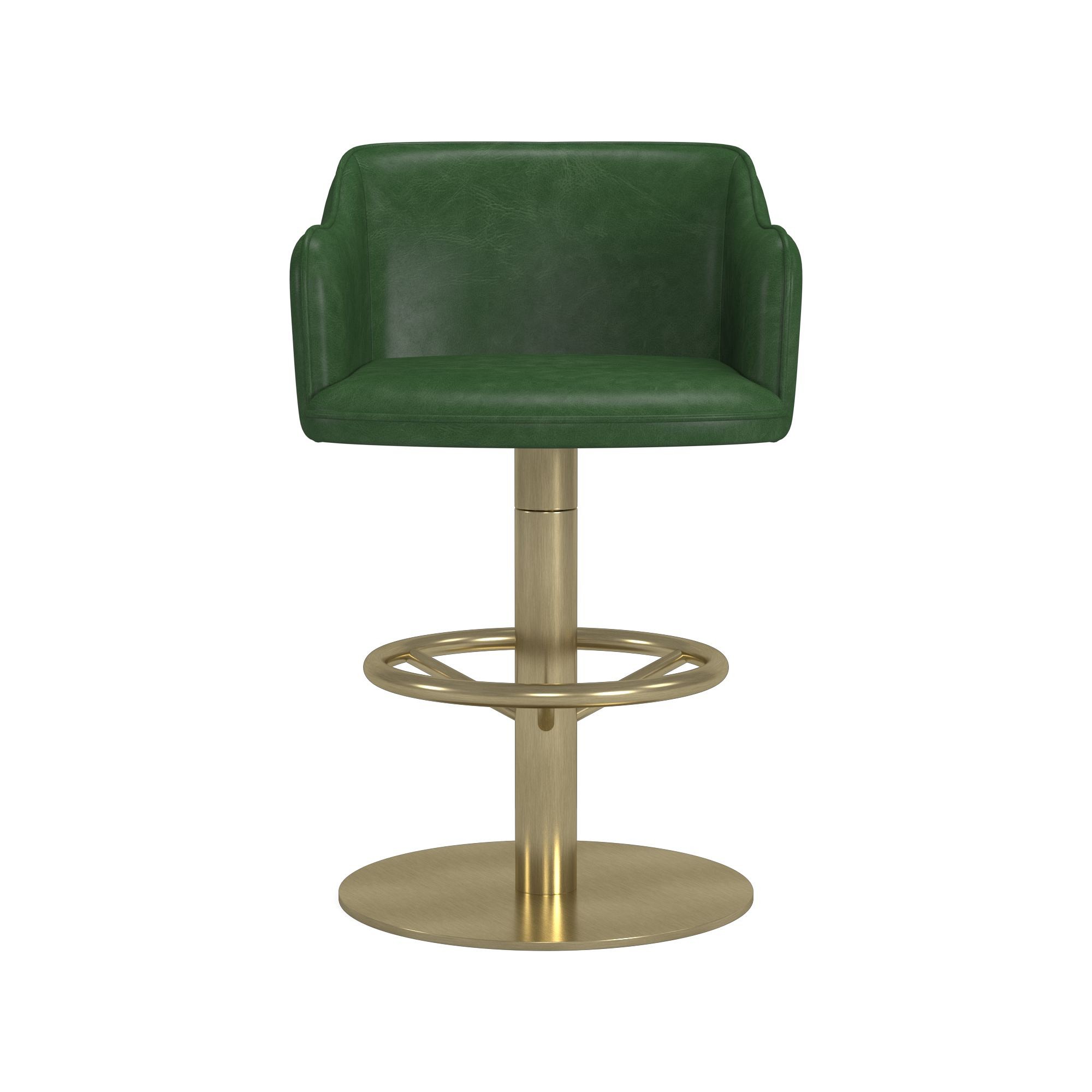 Harding Upholstered Pedestal Counter  & Bar Stool