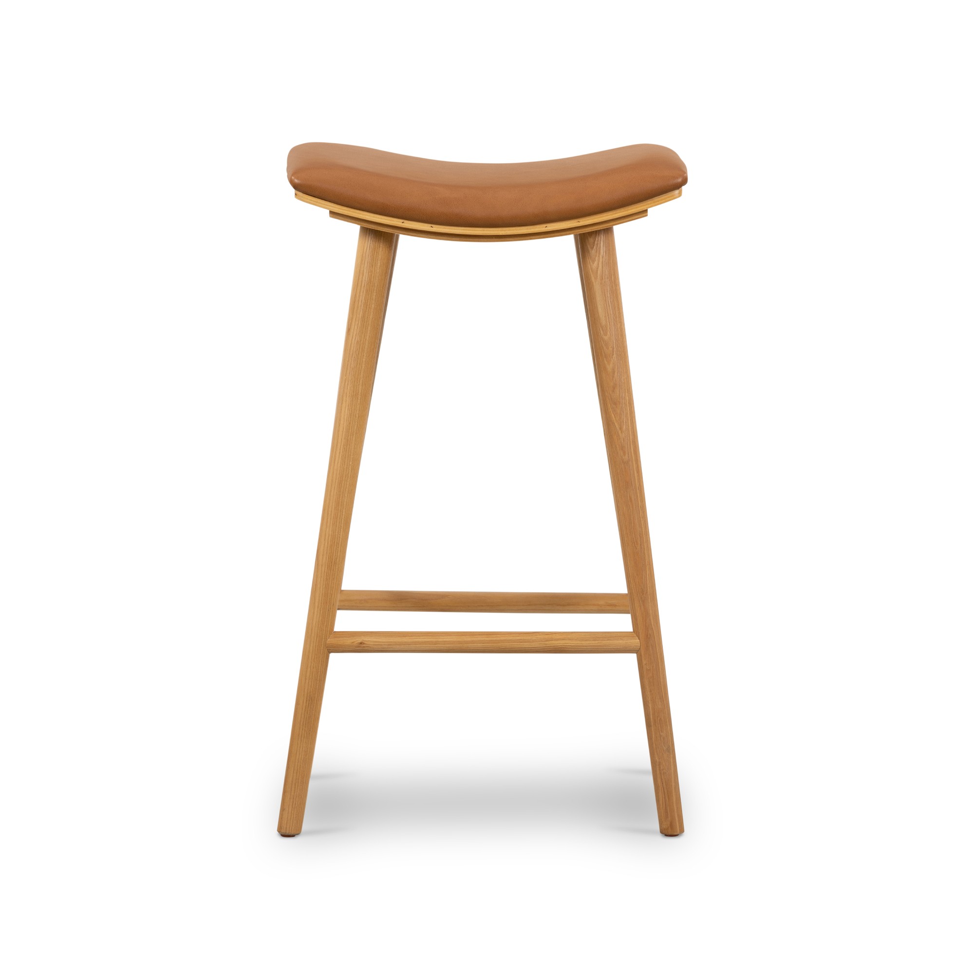 Andalusia Upholstered Saddle Backless Stool