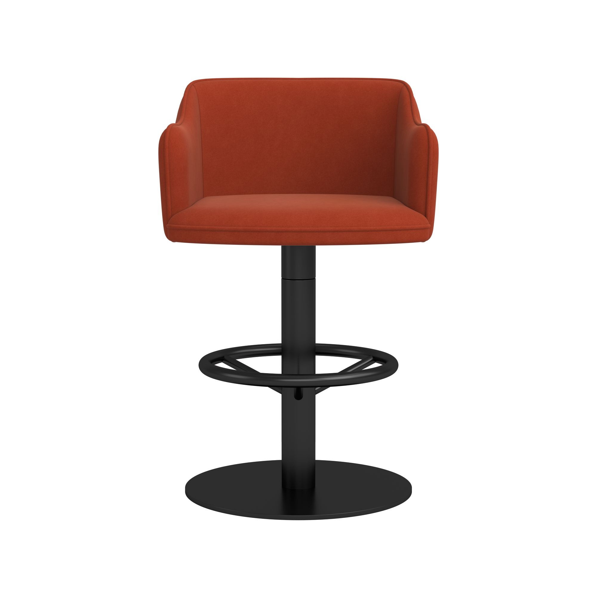 Harding Upholstered Pedestal Counter  & Bar Stool