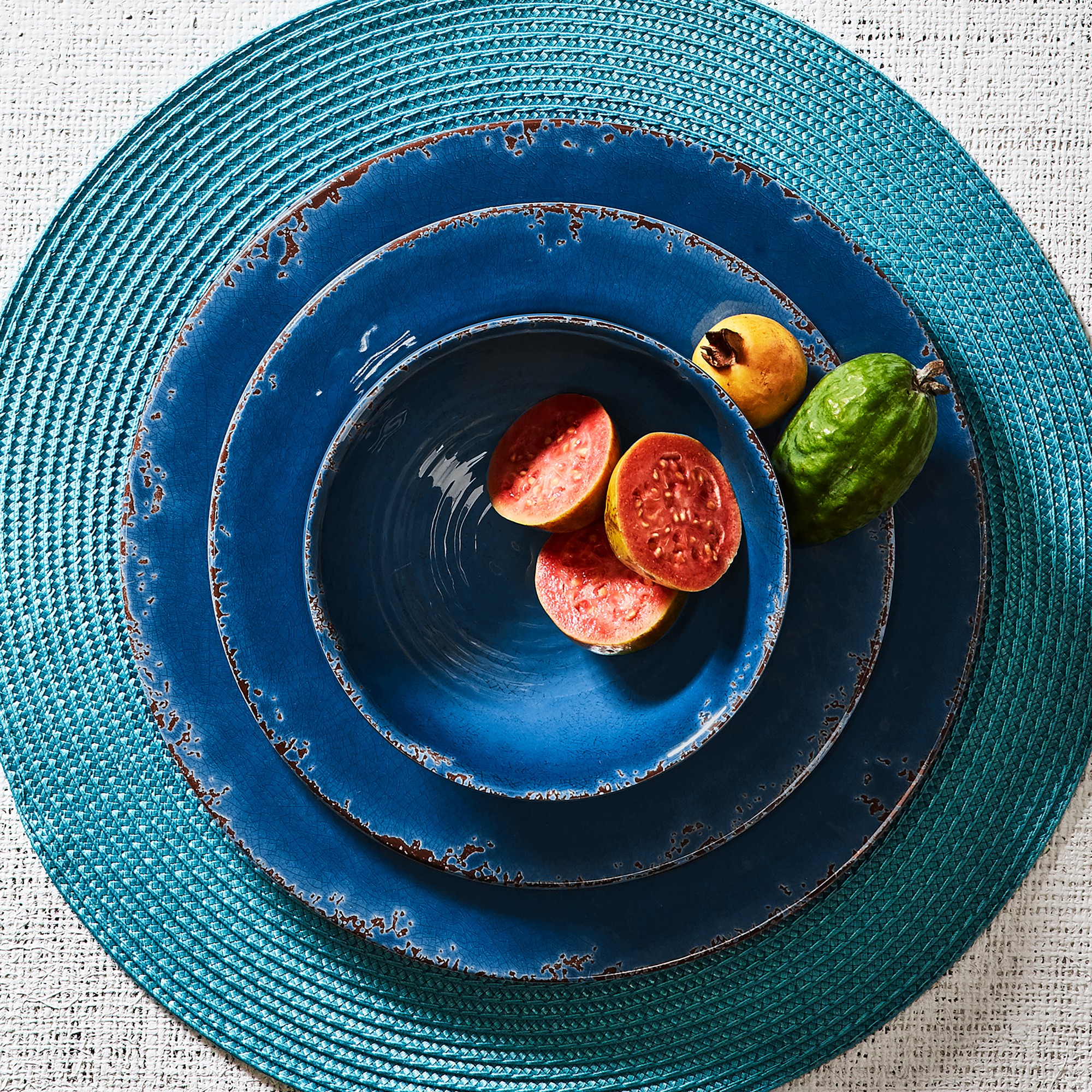 Rustic® Outdoor Melamine 12-Piece Dinnerware Set