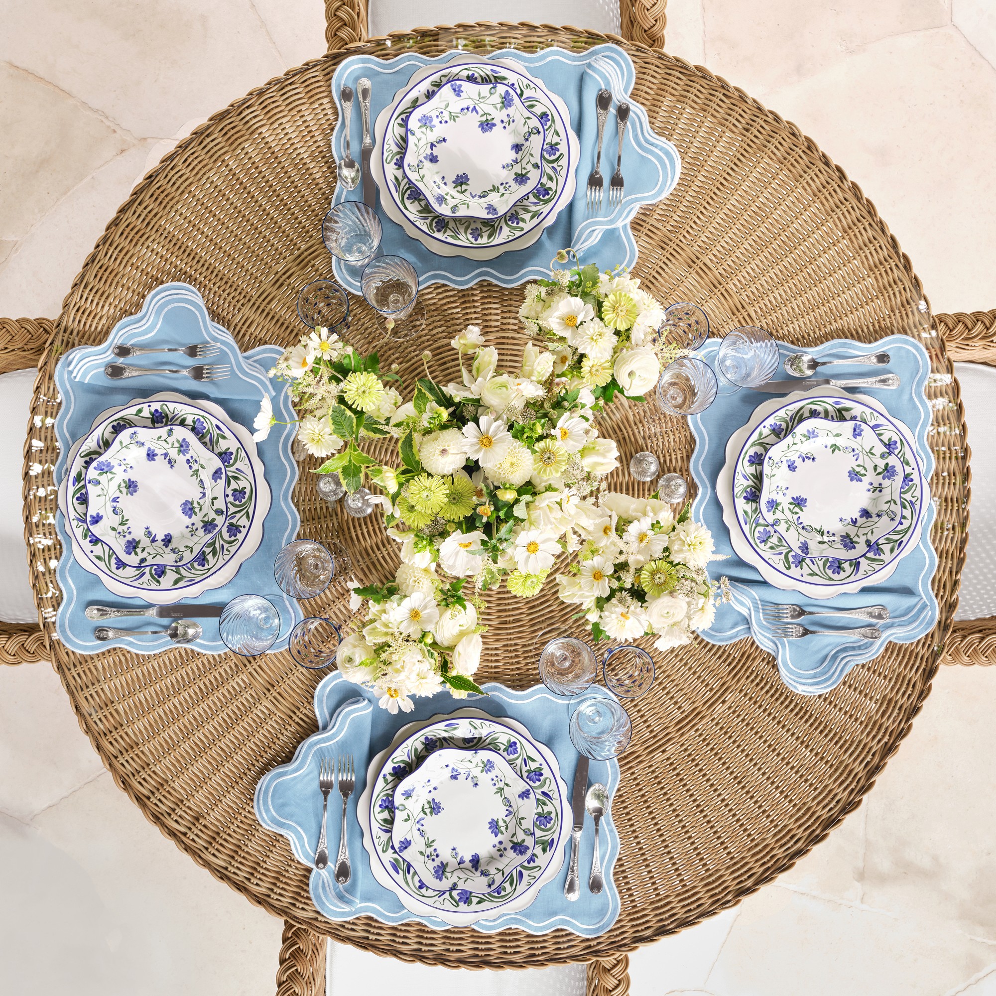 AERIN Garden Bouquet Salad Plates