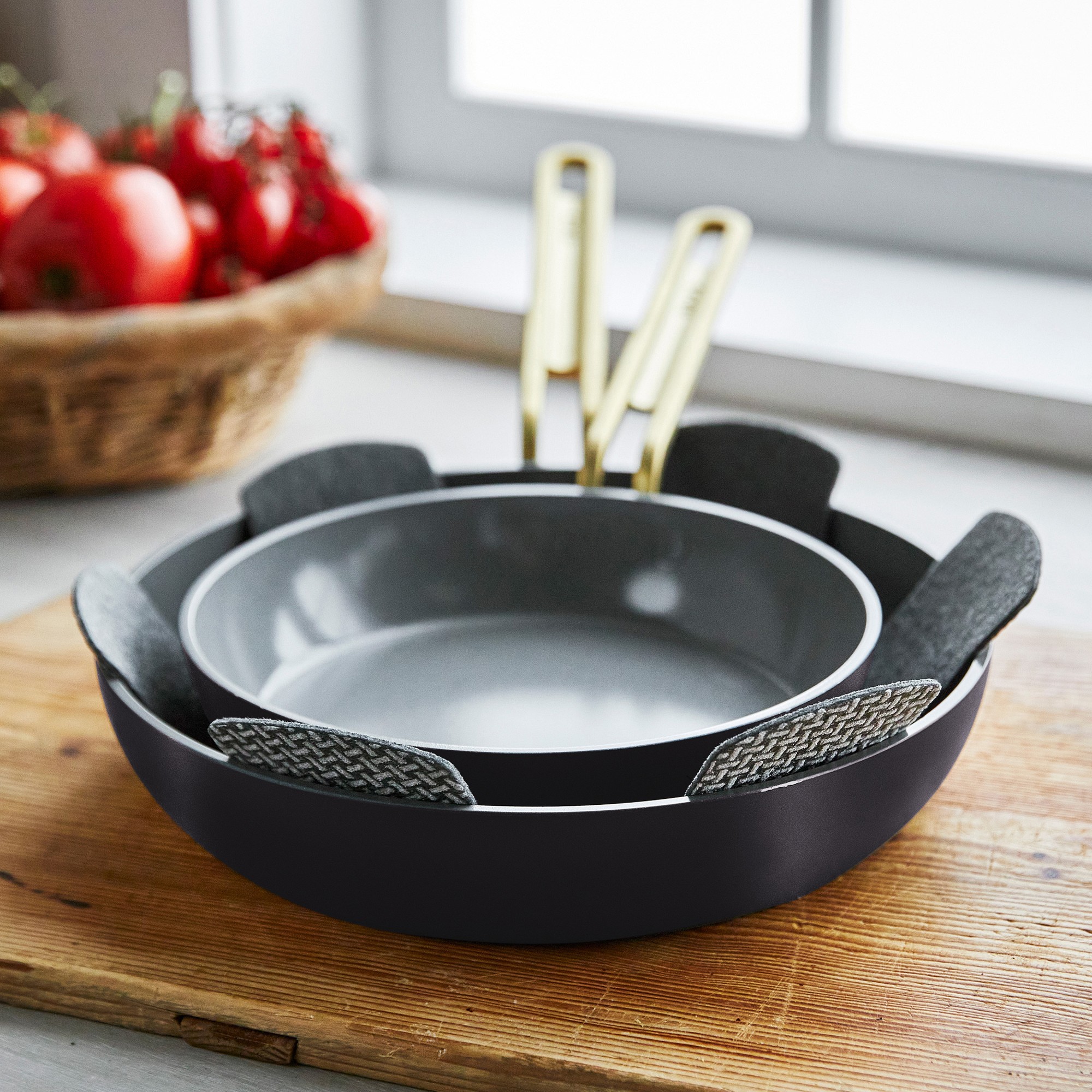 GreenPan™ Stanley Tucci™ Ceramic Nonstick 2-Piece Fry Pan Set