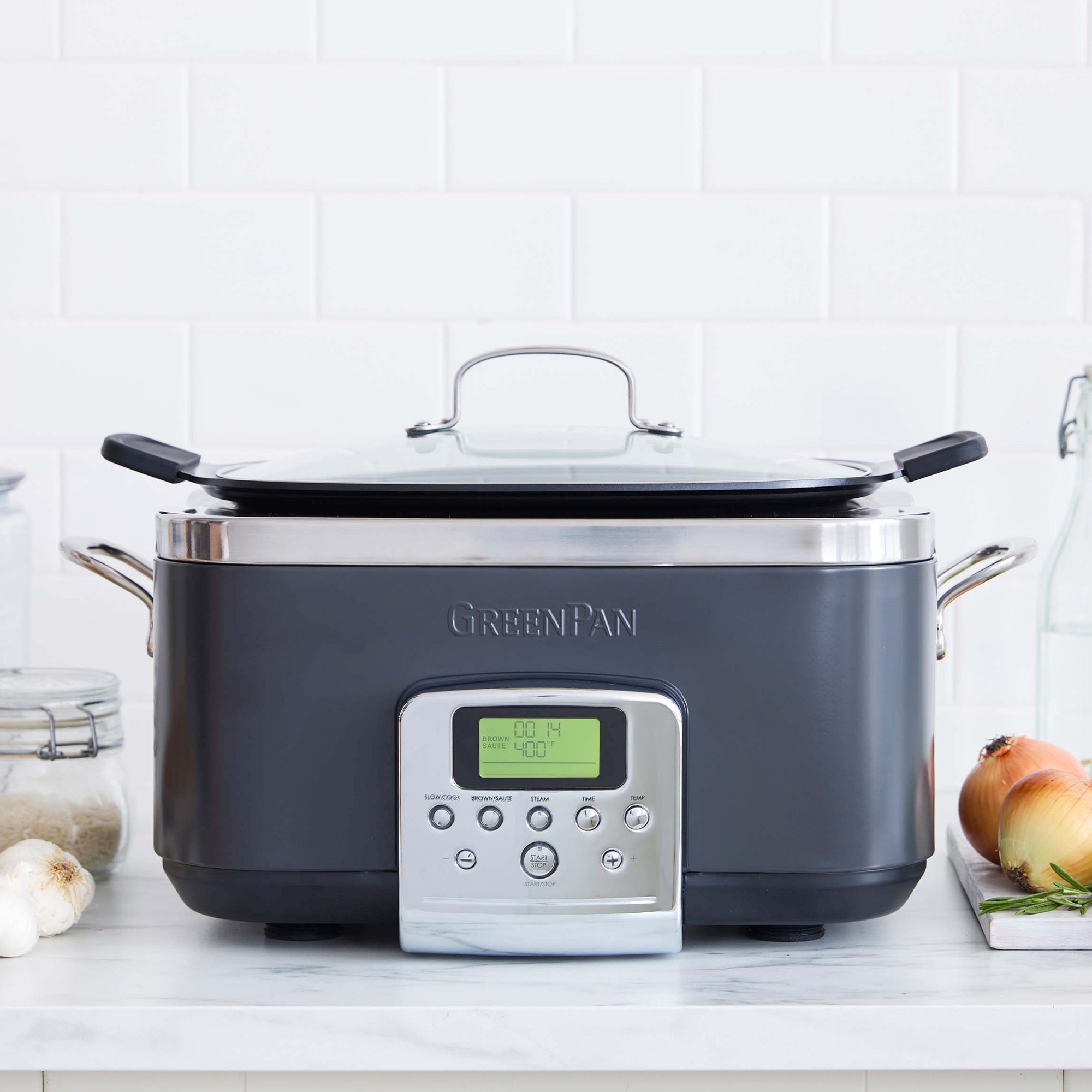 GreenPan™ Elite Slow Cooker, 6-Qt.