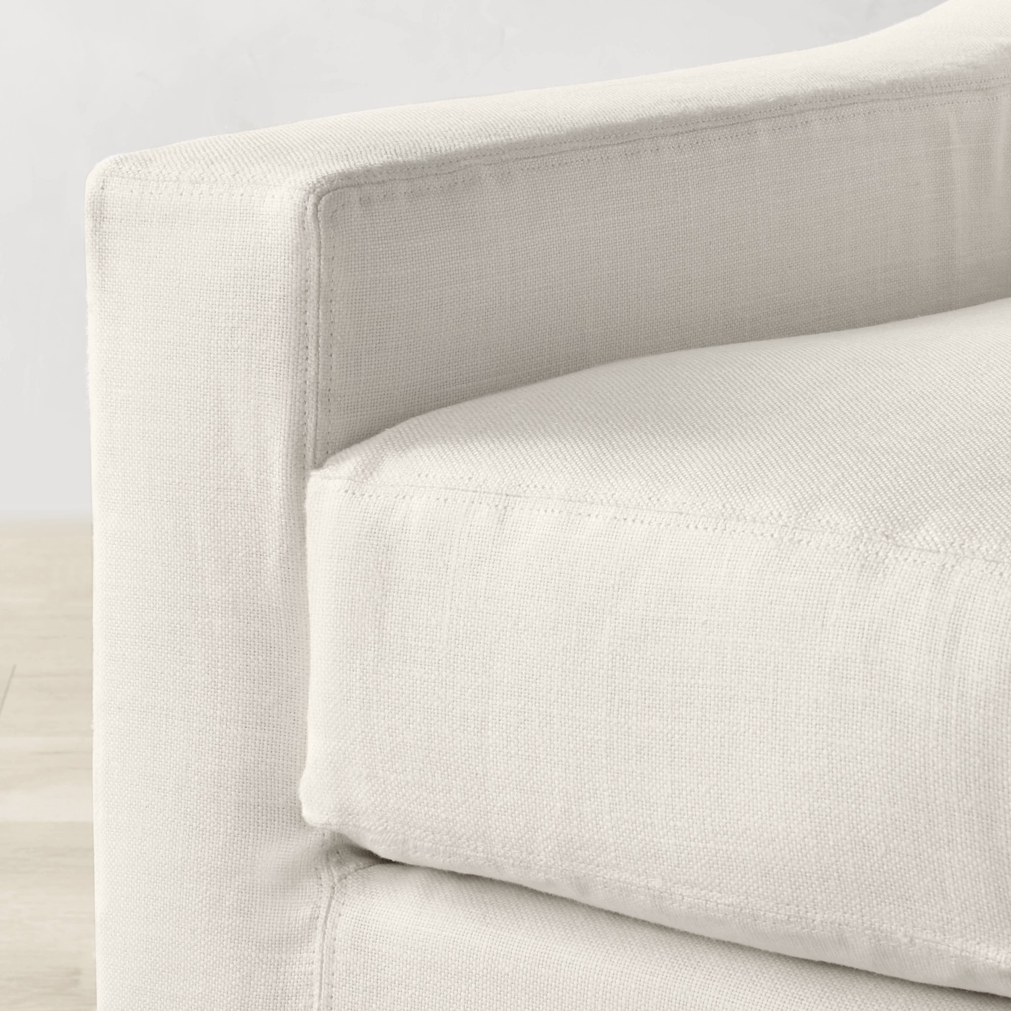 Ghent Slope Arm Slipcovered Swivel Chair