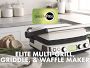 GreenPan™ Elite 7-in-1 Contact Grill, Griddle, & Waffler