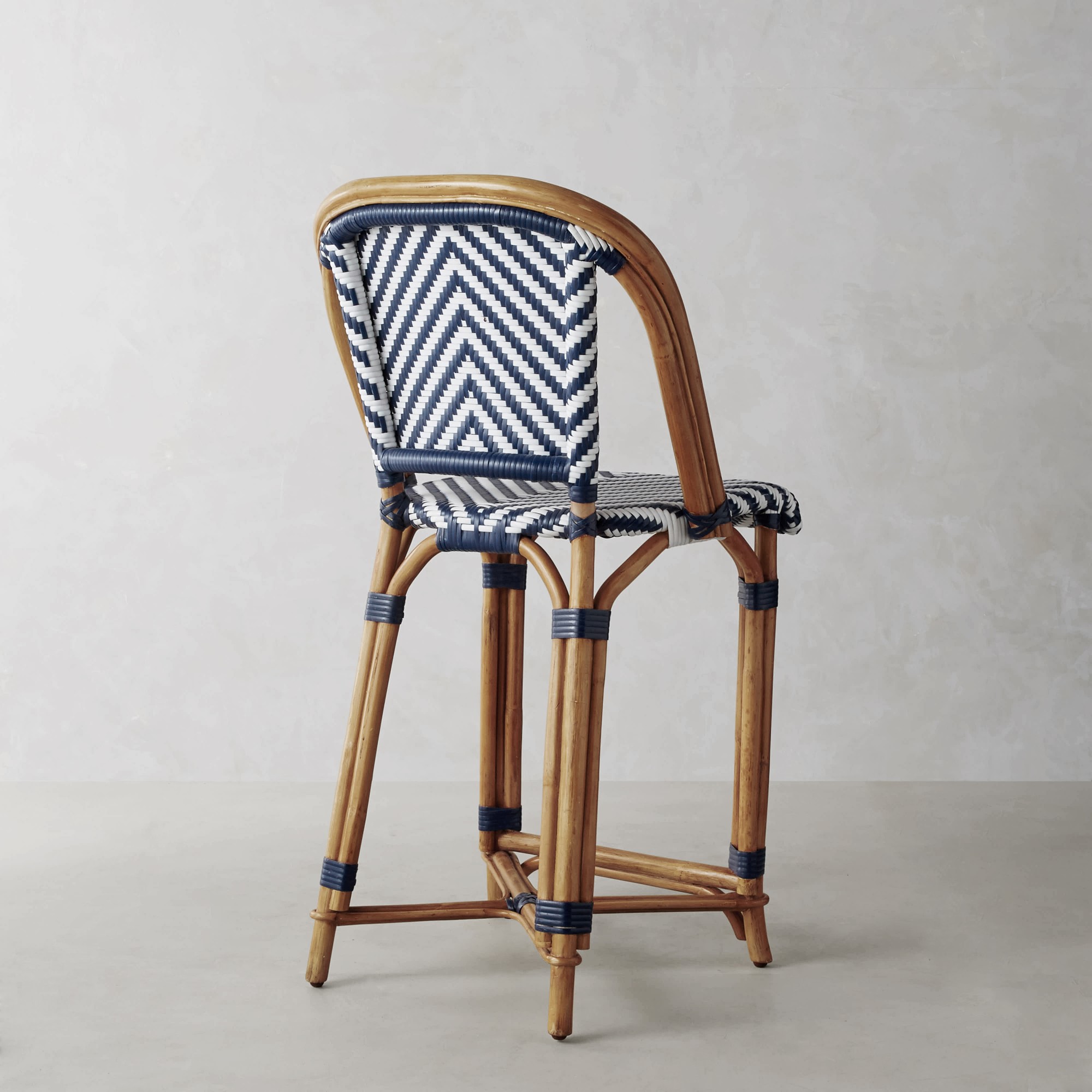 Parisian Bistro Woven Counter Stool