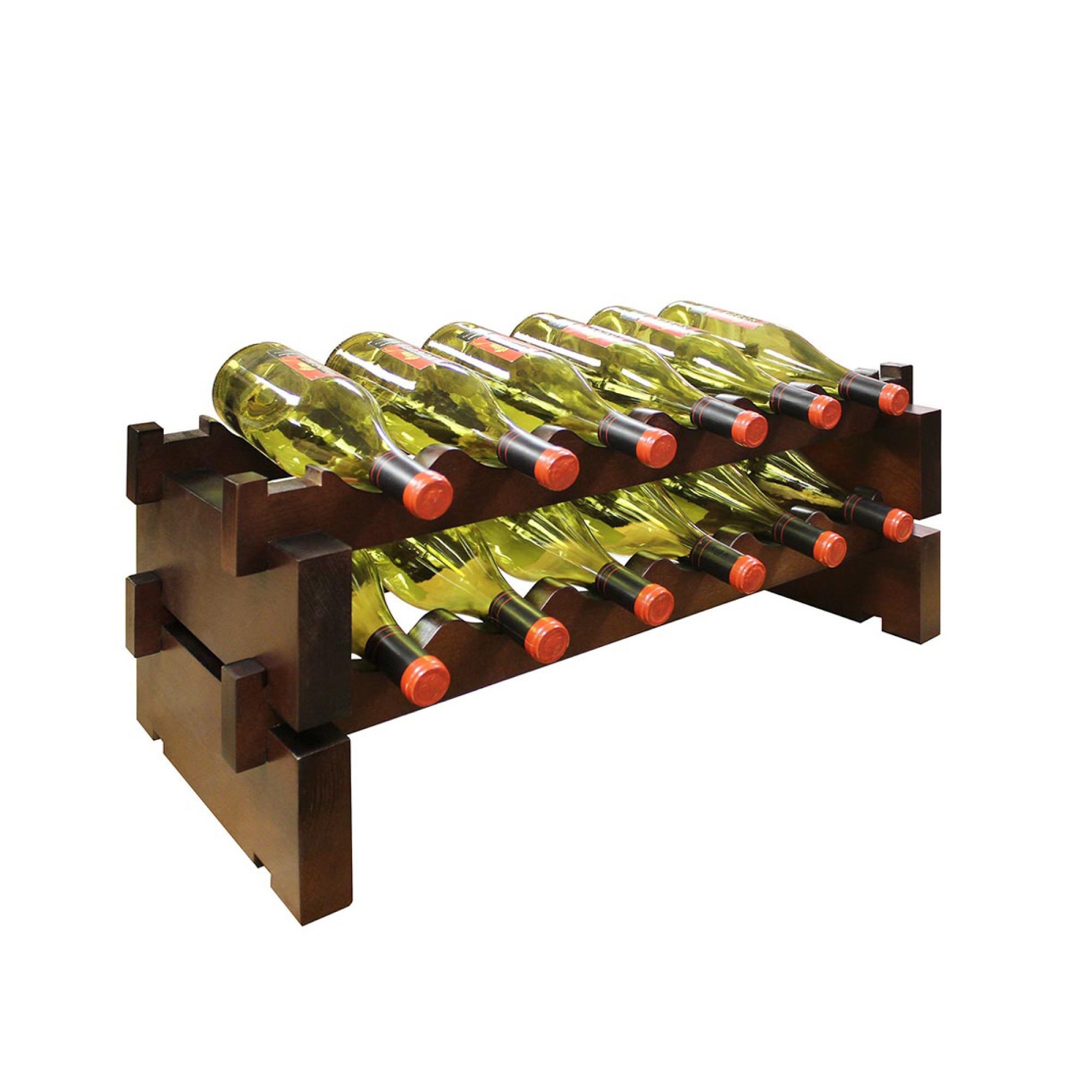 Williams Sonoma Walnut Wine Rack