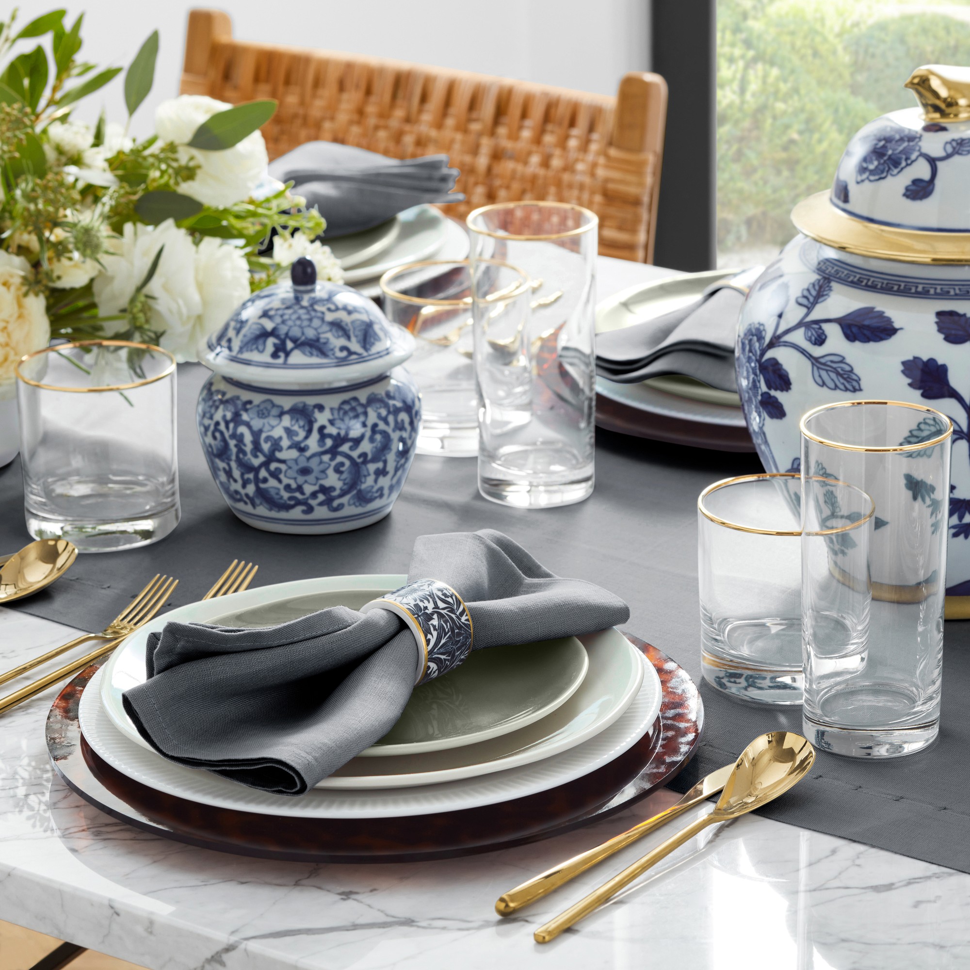 Italian Washed Linen Table Runner