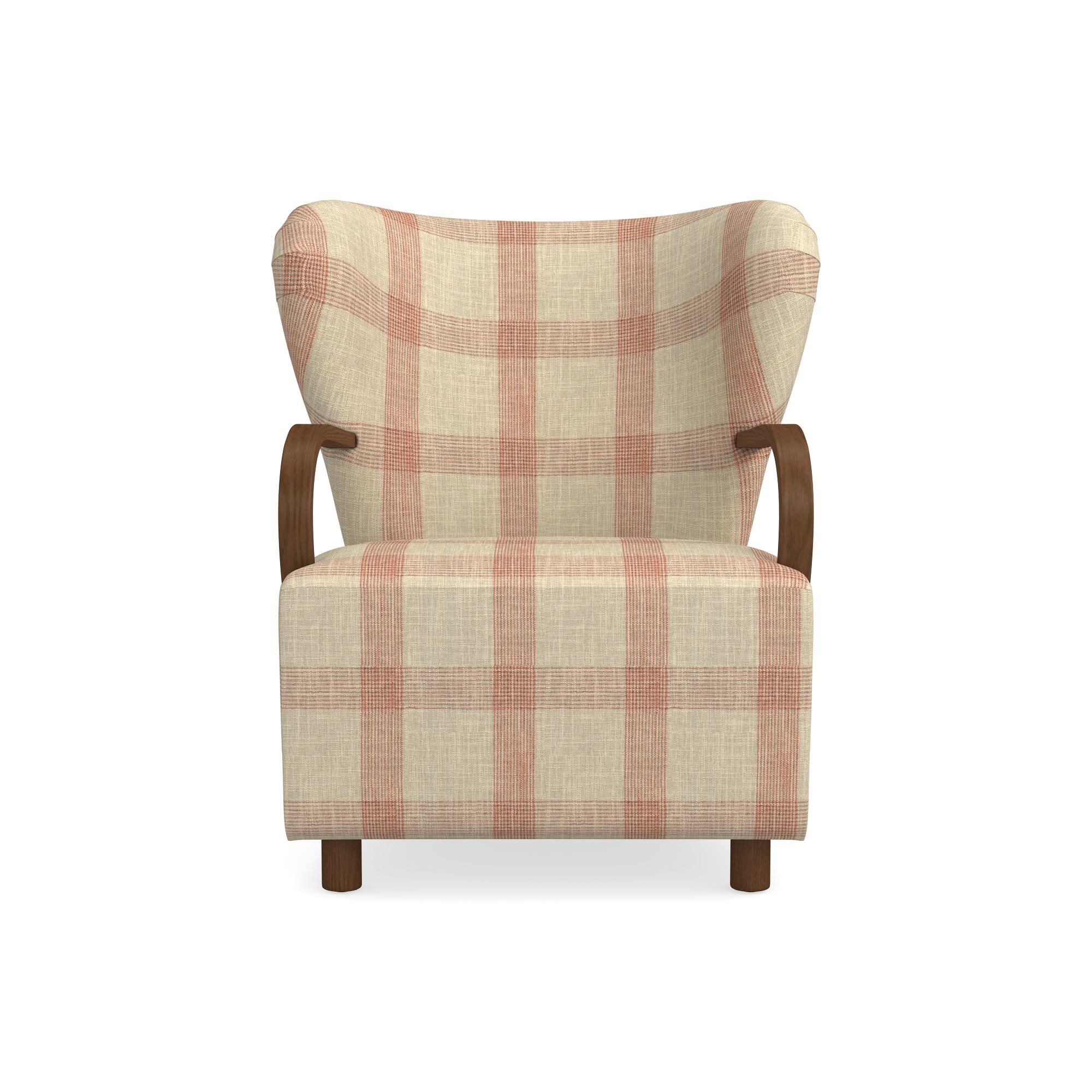 Corban Bentwood Upholstered Occasional Chair
