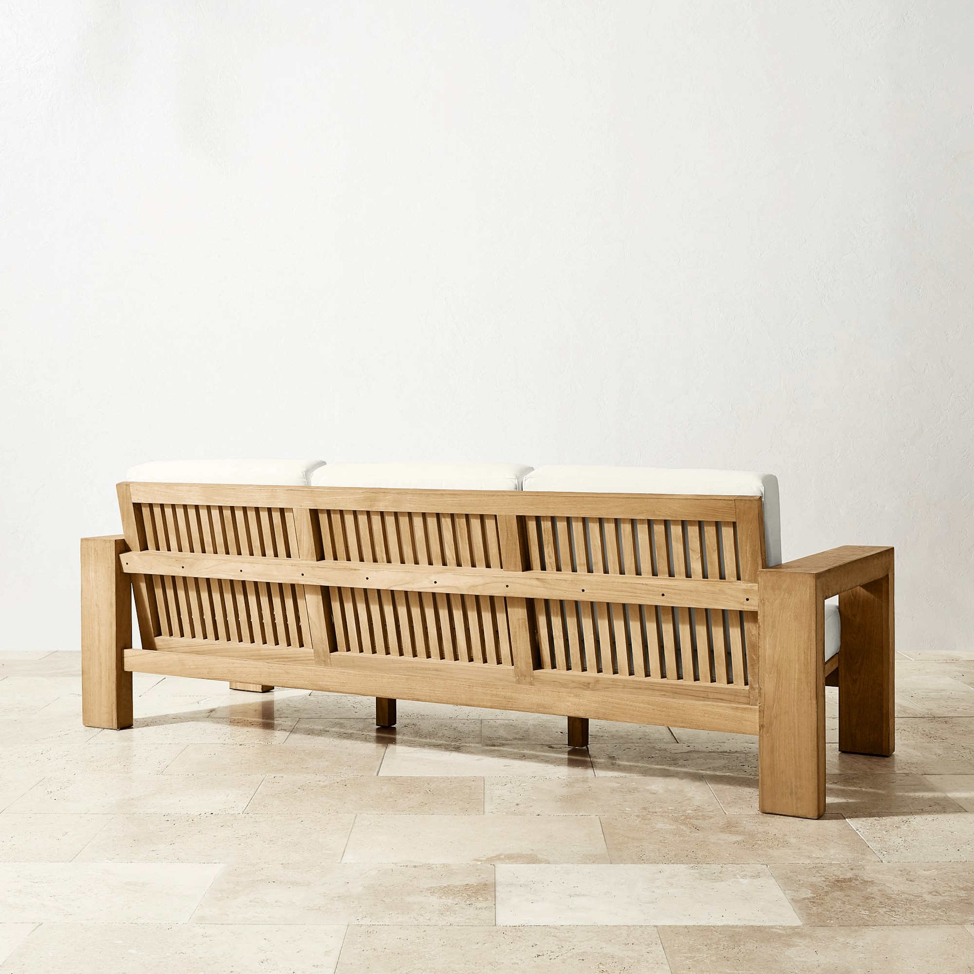 Larnaca Outdoor Teak Sofa (96