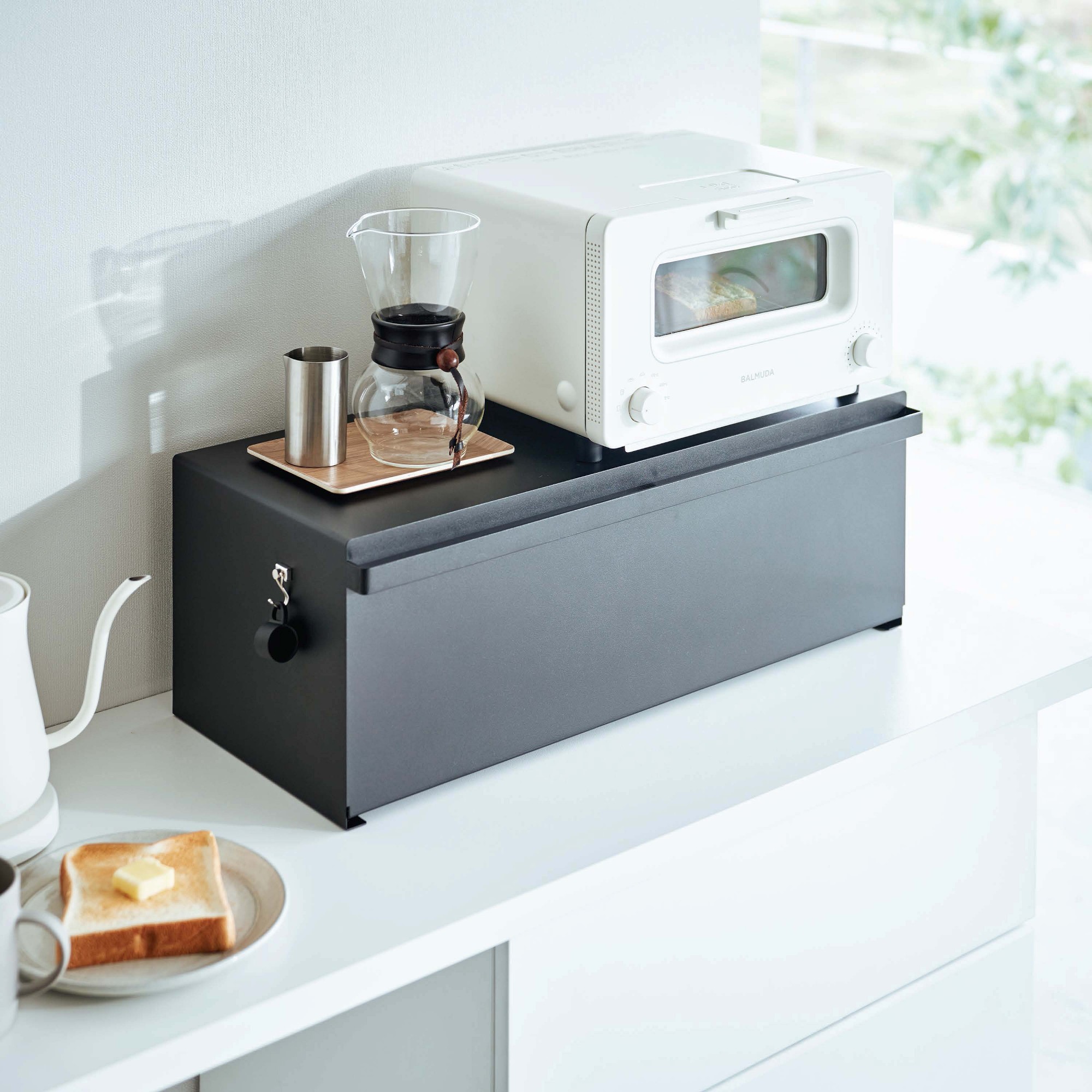 Yamazaki Home Tower Wide Bread Box