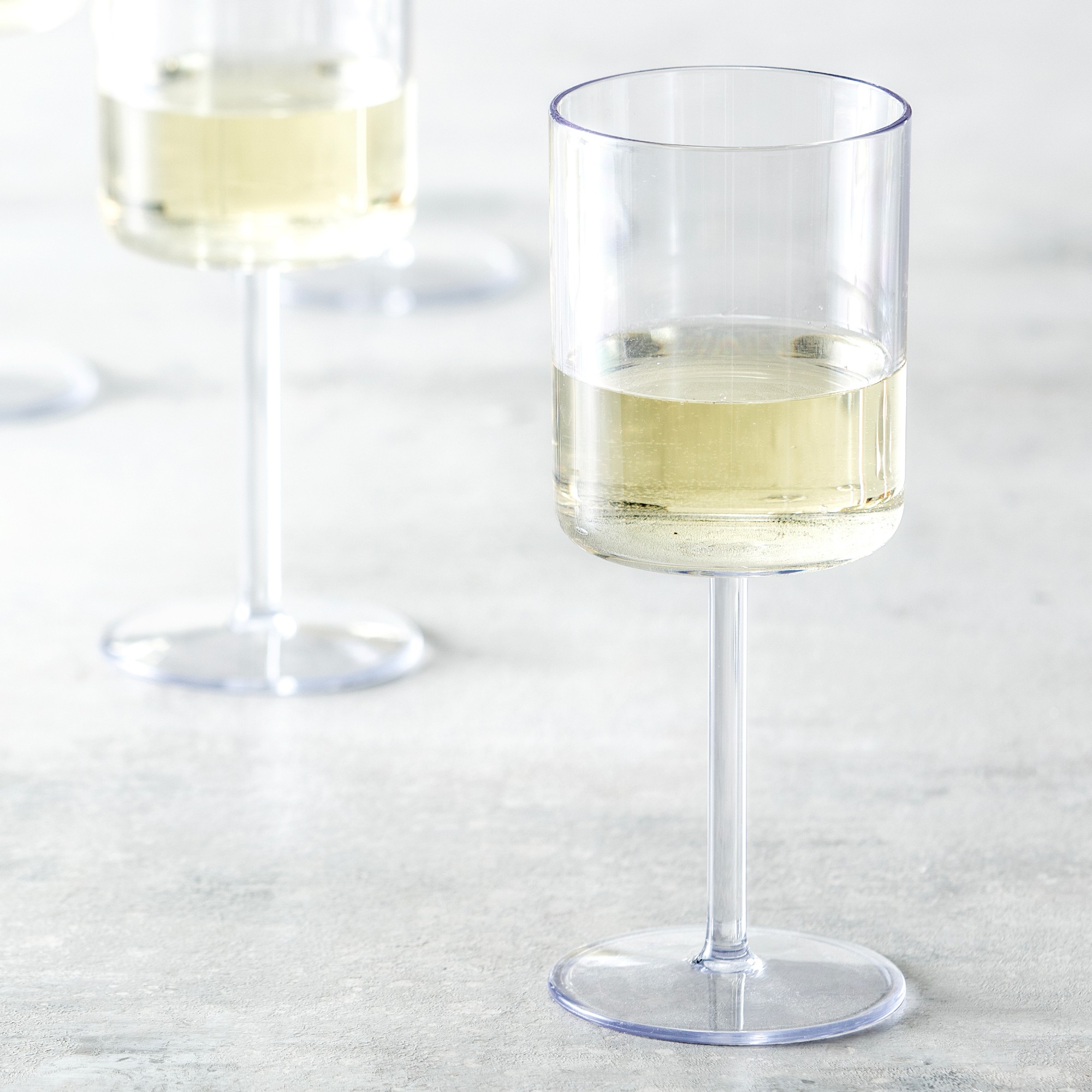 Fortessa Urbo Outdoor White Wine Glasses, Set of 6